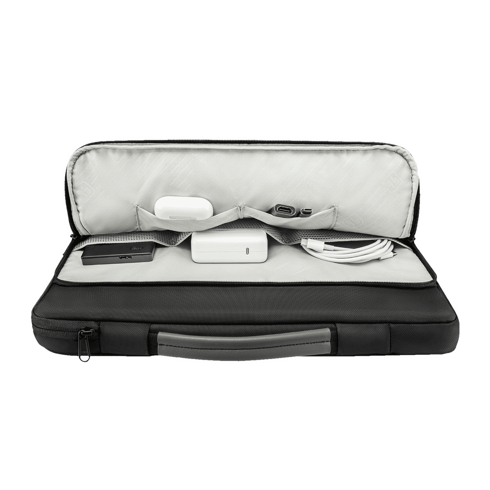 tomtoc Defender Recycled Fabrics Laptop Sleeve for 16 Inch Laptop (360 Superior Protection, Black)_16