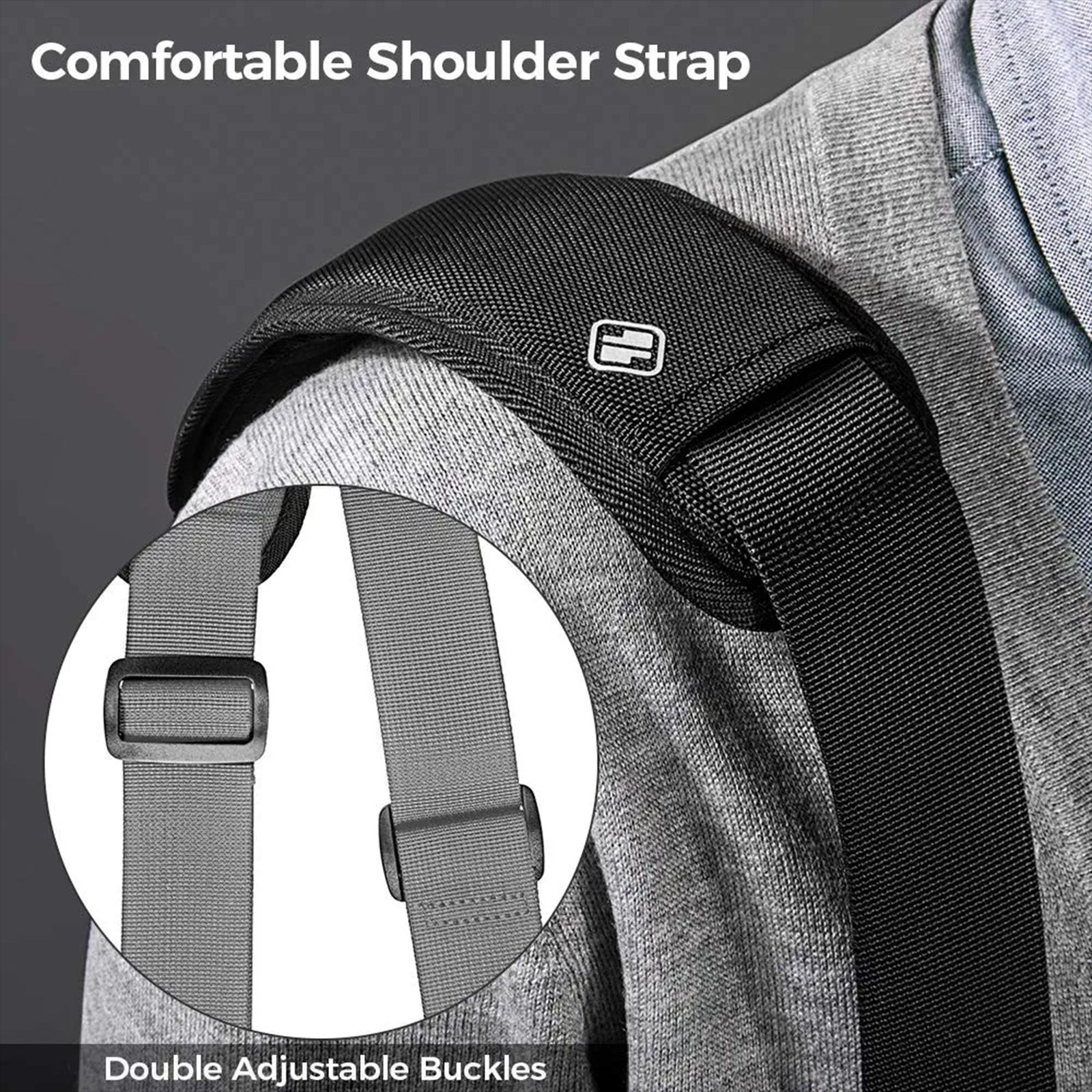 tomtoc Defender Fabric Laptop Sling Bag for 16 Inch Laptop (Water Repellent, Black)_14