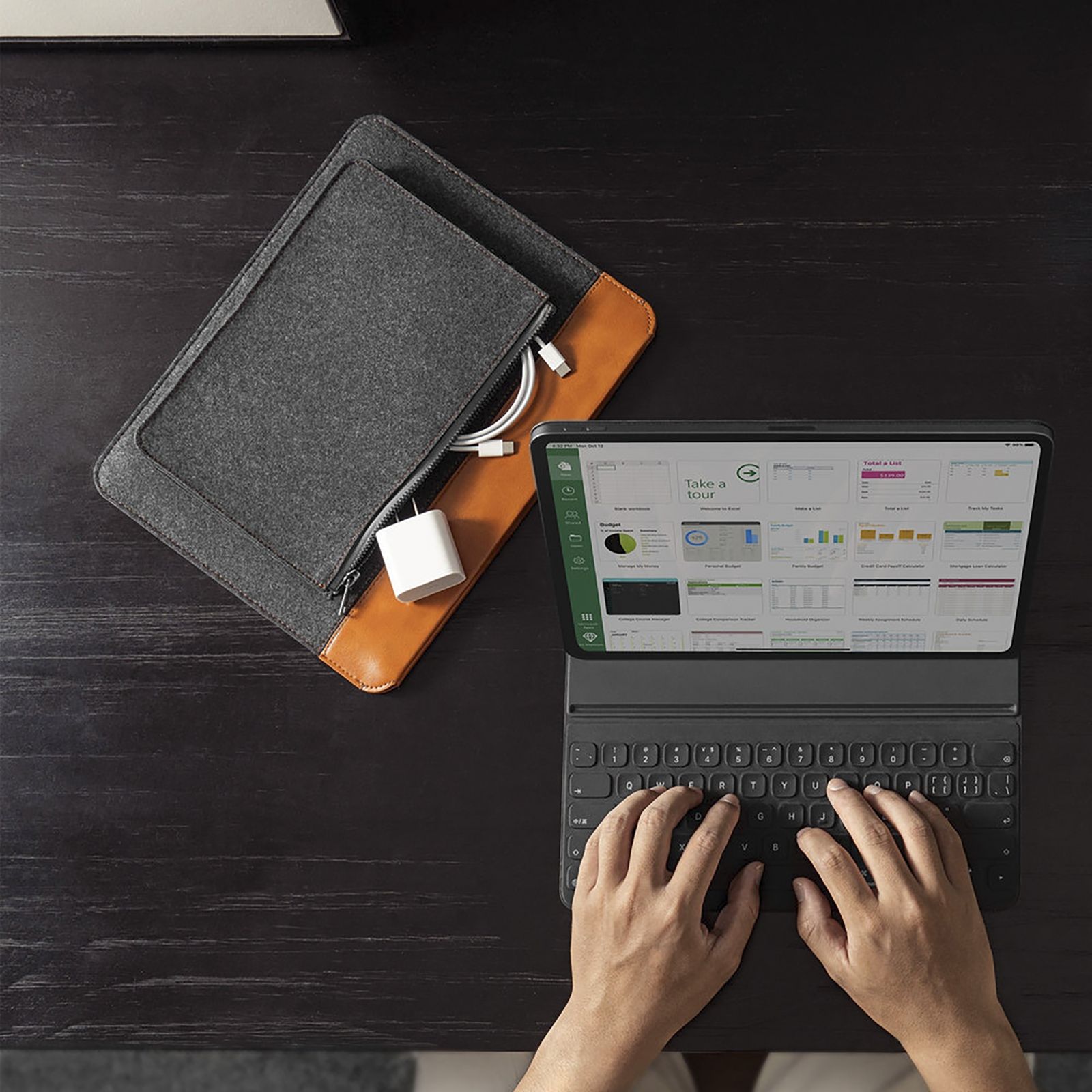 tomtoc Vintage Polyurethane Leather Laptop Sleeve for 13, 14 & 16 Inch Laptop (Intelligent Magnet Closure, Grey) tomtoc Vintage Polyurethane Leather Laptop Sleeve for 13, 14 & 16 Inch Laptop (Intelligent Magnet Closure, Grey)_5