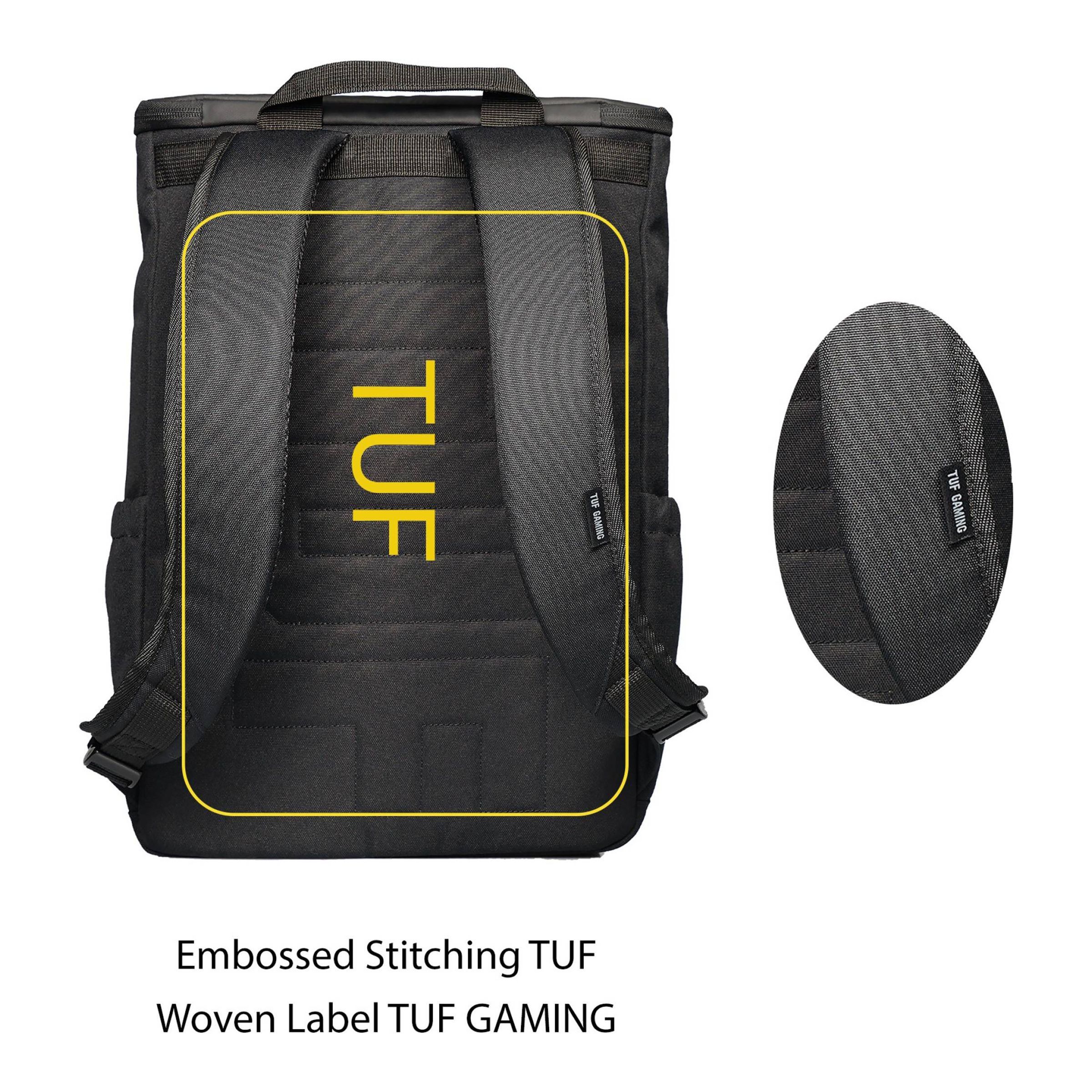 ASUS TUF Gaming VP5700 Polyester Laptop Backpack for 17 Inch Laptop (Water Repellent, Black) ASUS TUF Gaming VP5700 Polyester Laptop Backpack for 17 Inch Laptop (Water Repellent, Black)_7