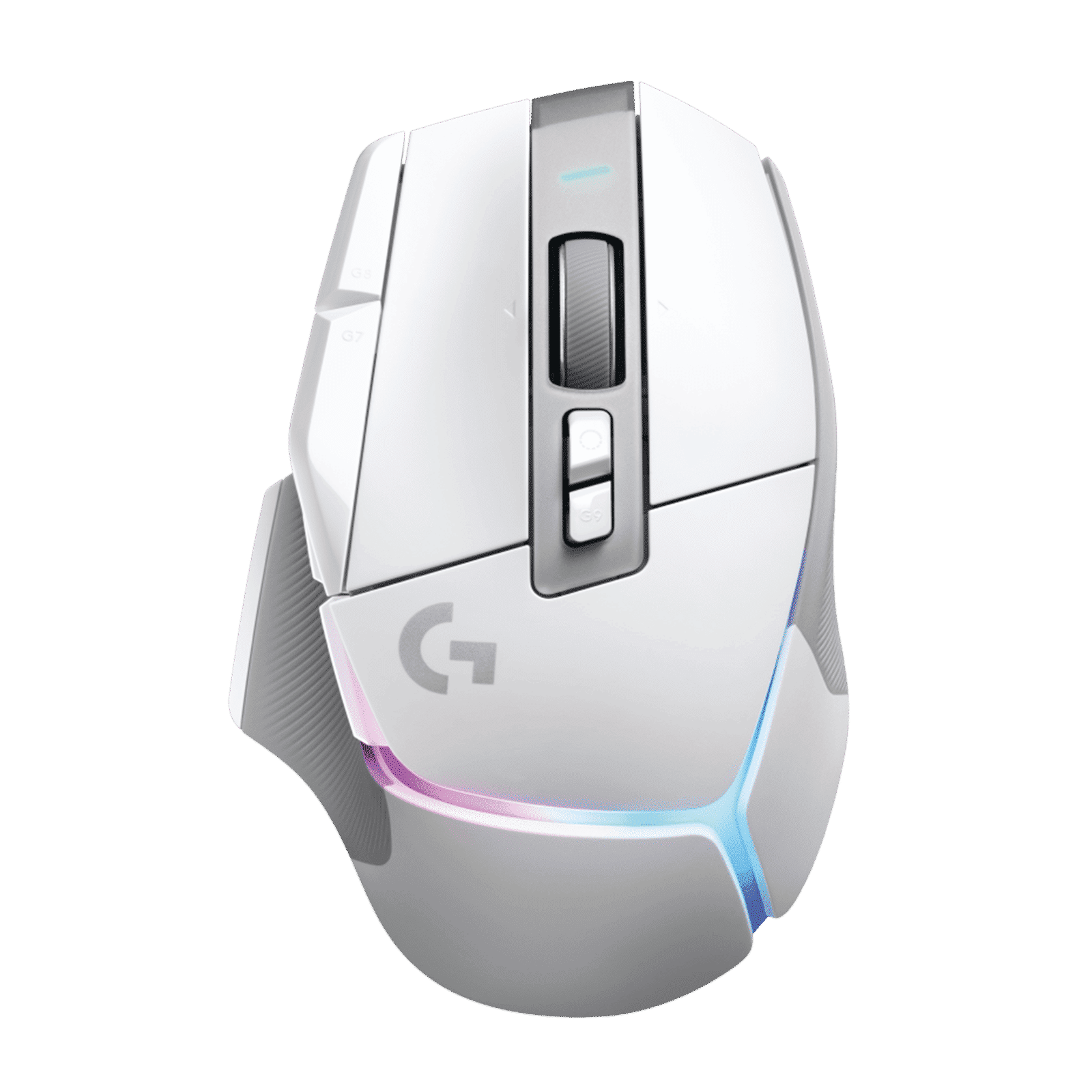 logitech G502 X Plus Rechargeable Wireless Optical Gaming Mouse (25600 DPI(Adjustable), Dual-Mode Scroll Wheel, White)_1