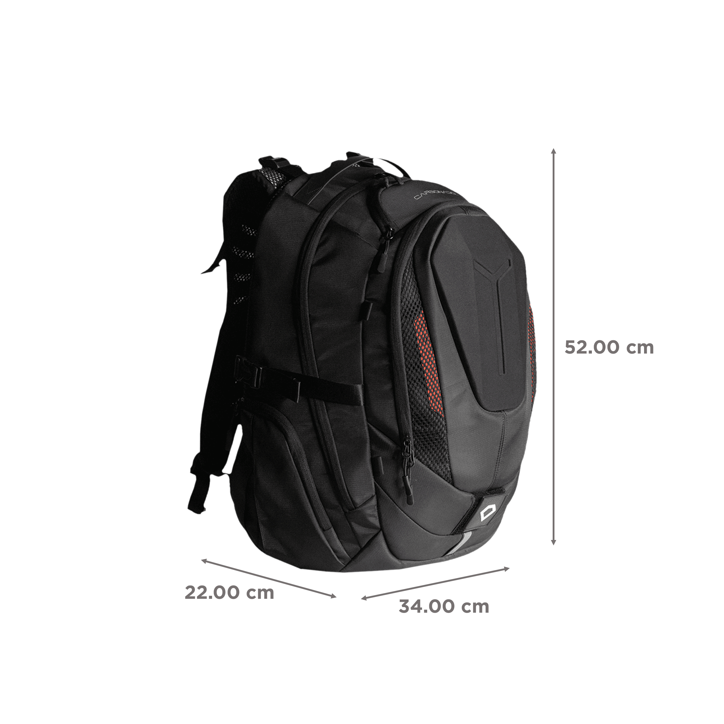 Carbonado Laptop Backpack for 17 Inch Laptop (35 L, Waterproof, Black)_3