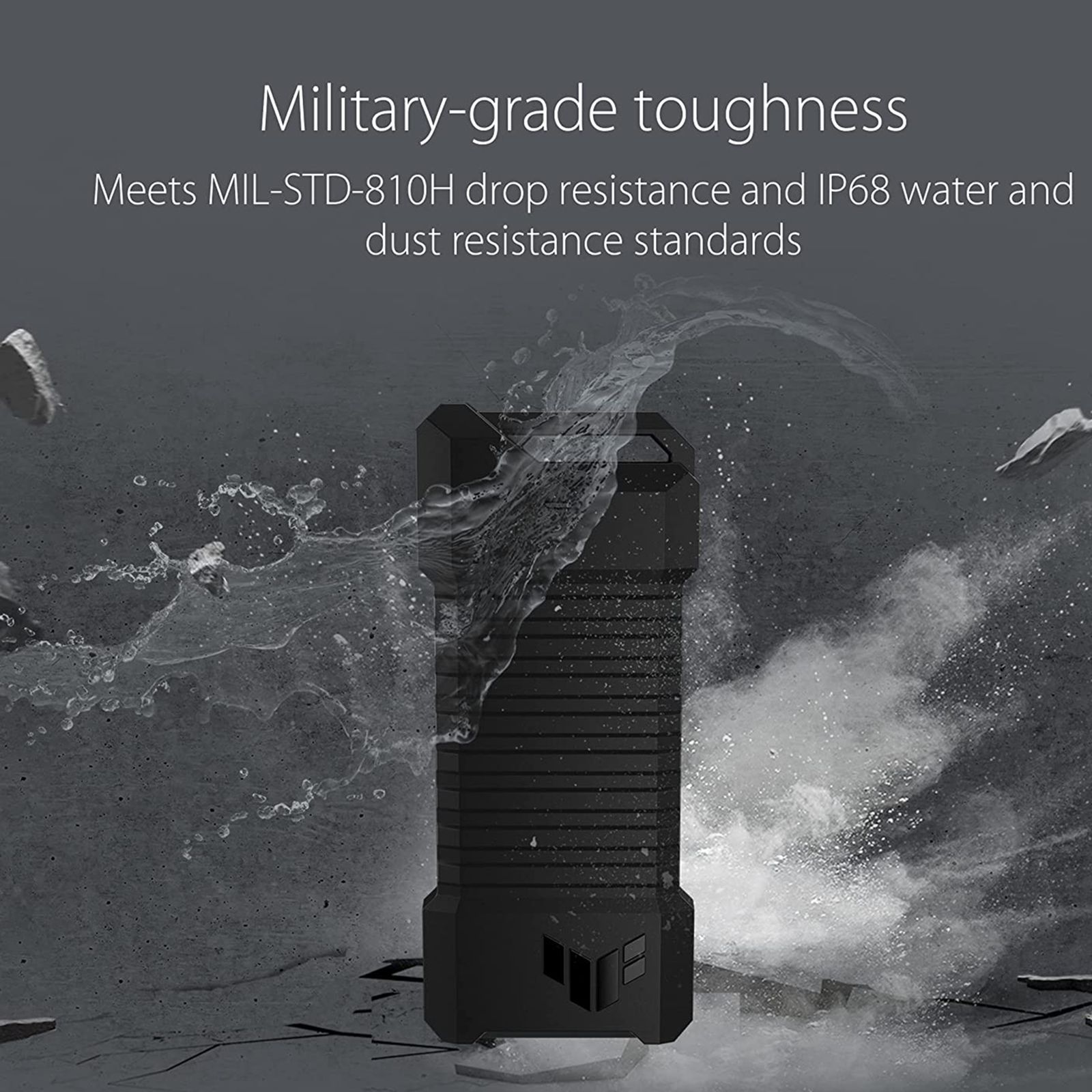 ASUS TUF Gaming A1 SSD Enclosure for Portable SSD (Dual M.2 Interface, 90DD02N0-M00000, Black)_3