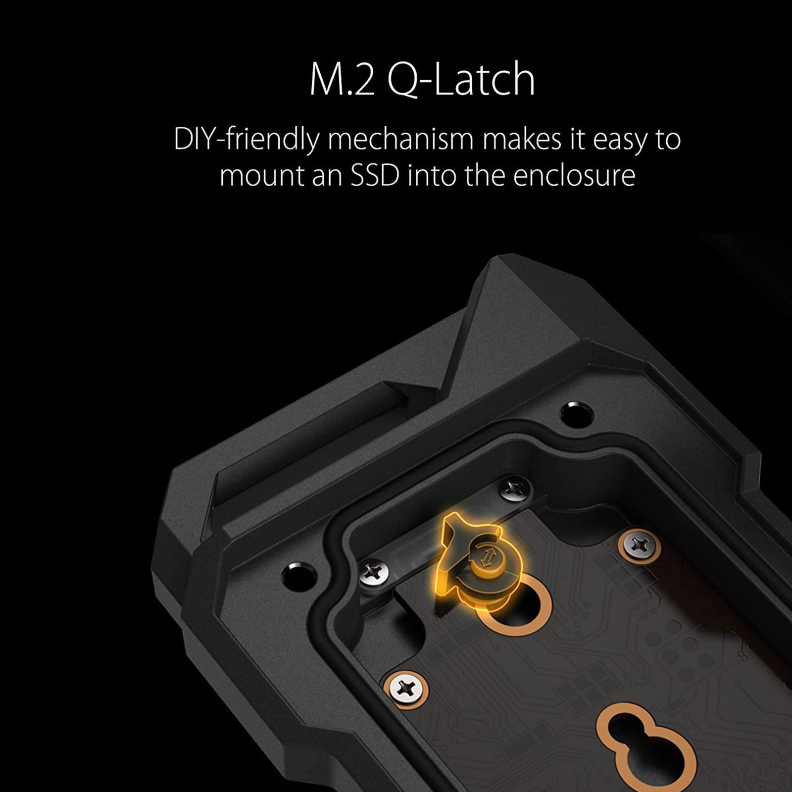 ASUS TUF Gaming A1 SSD Enclosure for Portable SSD (Dual M.2 Interface, 90DD02N0-M00000, Black)_5