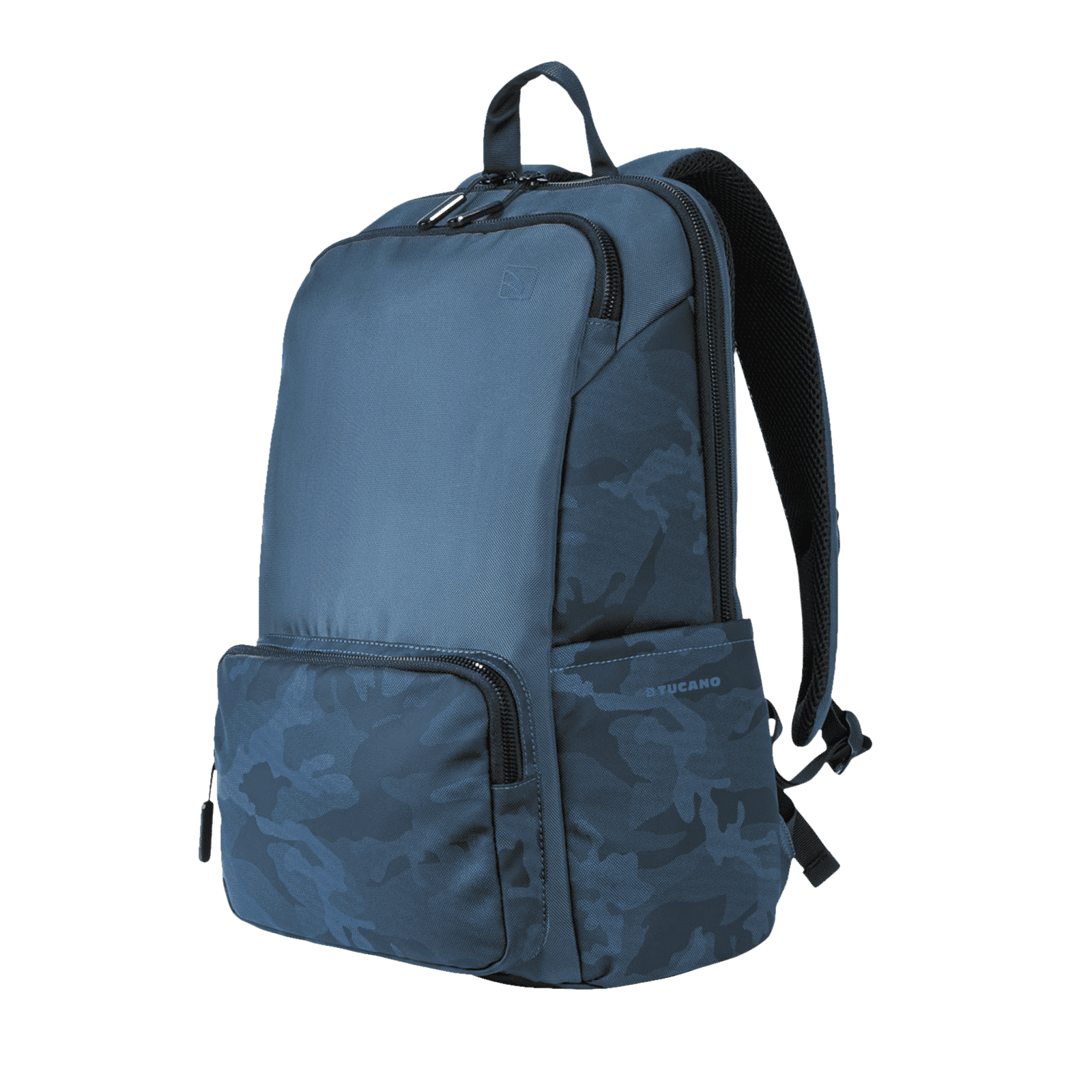 TUCANO Terras Camouflage Fabric Laptop Backpack for 15.6 & 16 Inch Laptop (Trolley Strap, Blue)_5