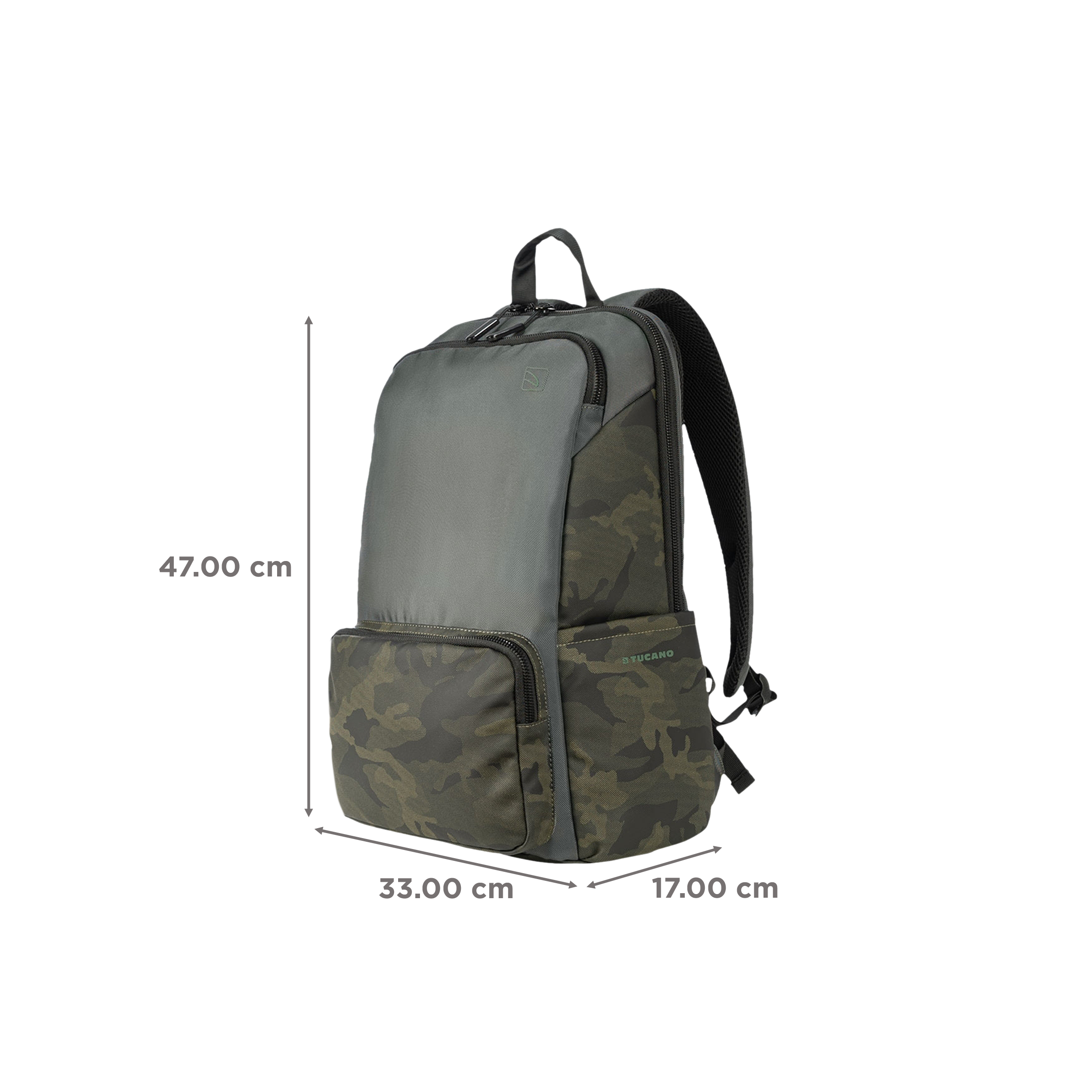 TUCANO Terras Camouflage Fabric Laptop Backpack for 15.6 & 16 Inch Laptop (Trolley Strap, Military Green) TUCANO Terras Camouflage Fabric Laptop Backpack for 15.6 & 16 Inch Laptop (Trolley Strap, Military Green)_3