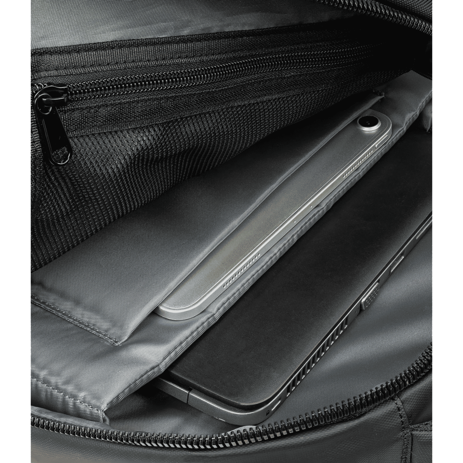 TUCANO Marte Gravity Fabric Laptop Backpack for 15.6 & 16 Inch Laptop (Trolley Strap, Black)_11