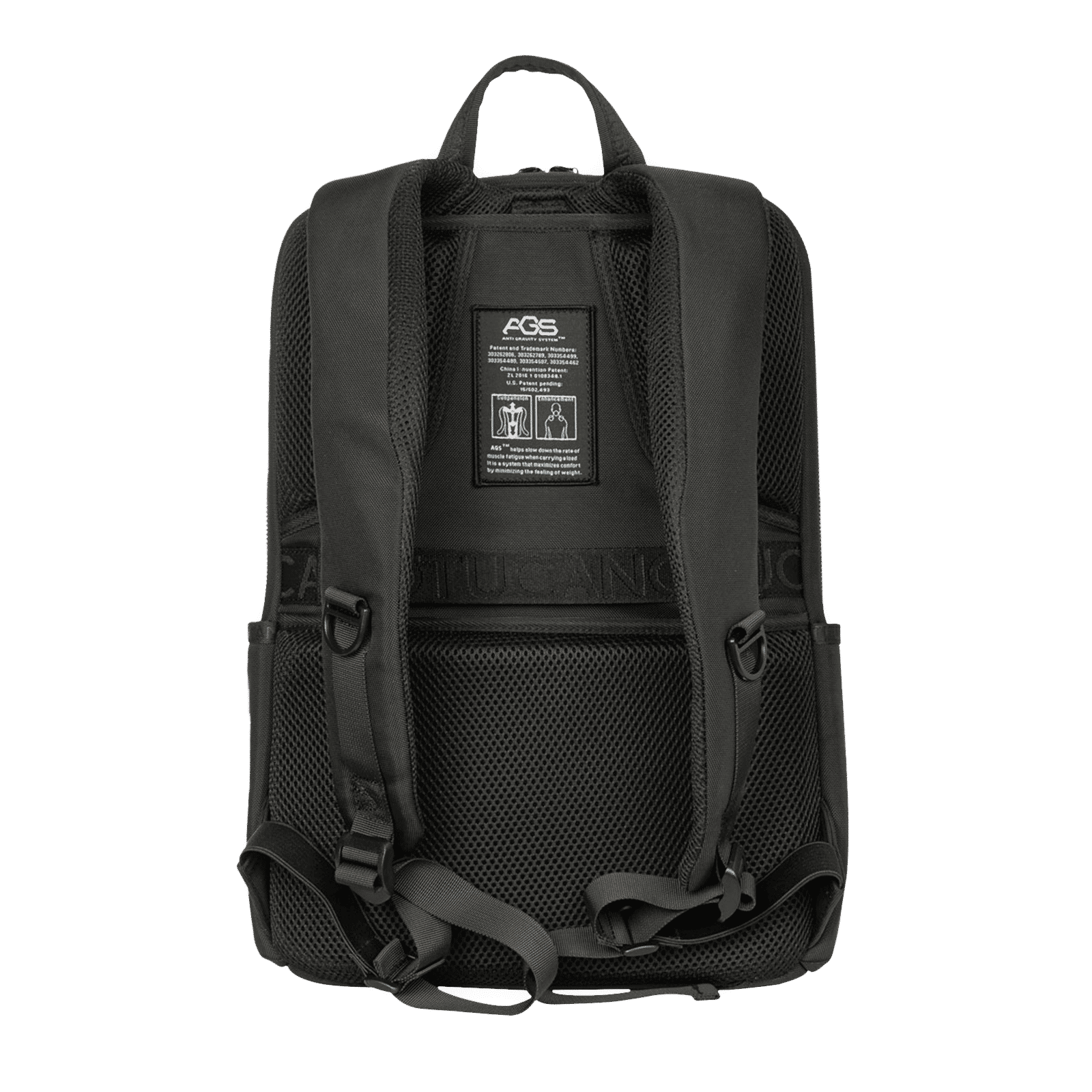 TUCANO Terra Gravity Fabric Laptop Backpack for 15.6 & 16 Inch Laptop (Trolley Strap, Black) TUCANO Terra Gravity Fabric Laptop Backpack for 15.6 & 16 Inch Laptop (Trolley Strap, Black)_4