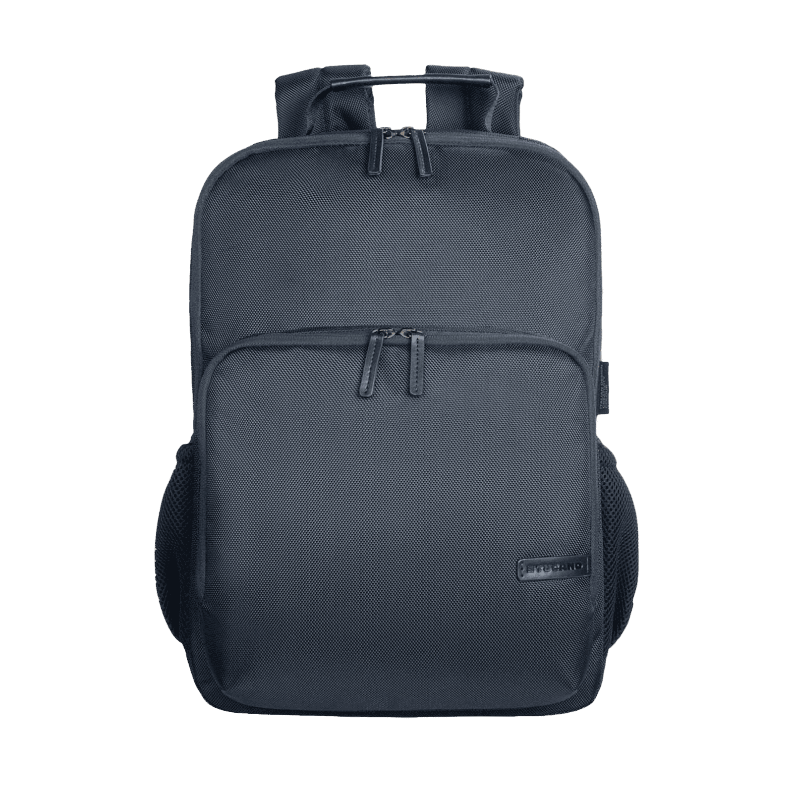 TUCANO Free & Busy Polyurethane Leather Laptop Backpack for 15.6 & 16 Inch Laptop (Trolley Strap, Blue)_1