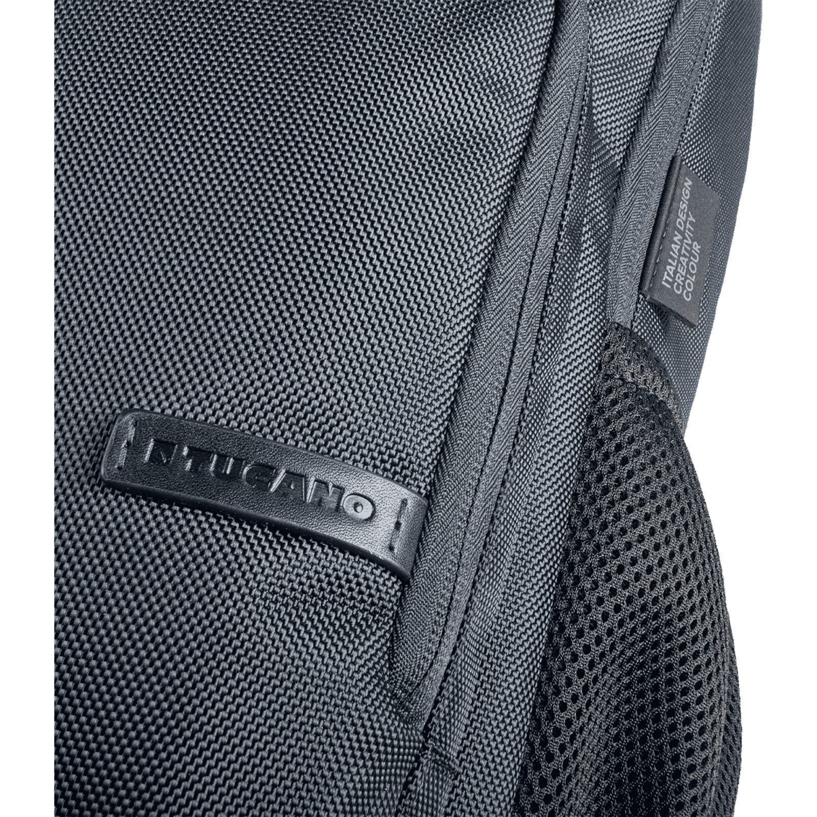 TUCANO Free & Busy Polyurethane Leather Laptop Backpack for 15.6 & 16 Inch Laptop (Trolley Strap, Blue)_9