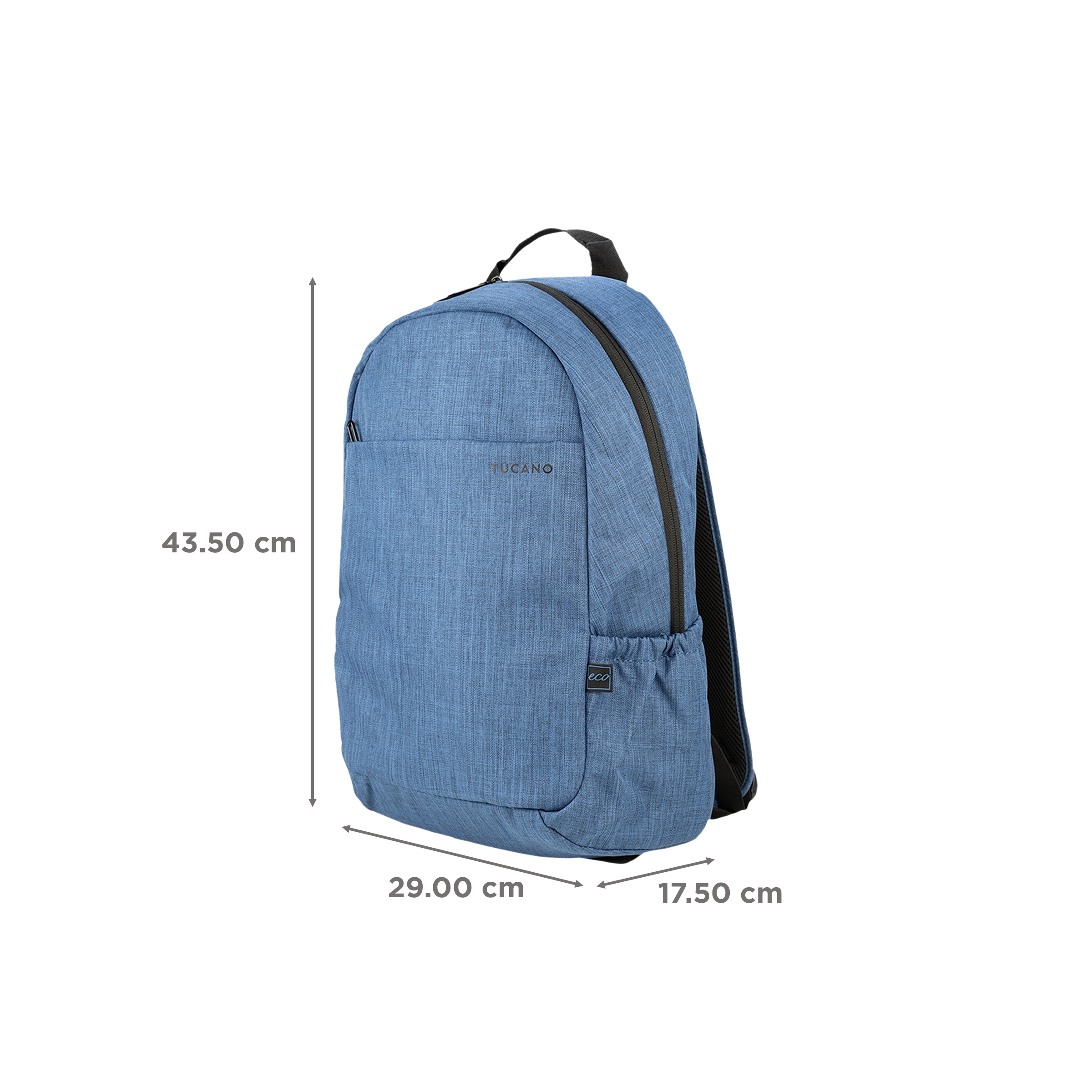 TUCANO Speed Recycled Plastic Laptop Backpack for 15.6 & 16 Inch Laptop (Trolley Strap, Blue) TUCANO Speed Recycled Plastic Laptop Backpack for 15.6 & 16 Inch Laptop (Trolley Strap, Blue)_3