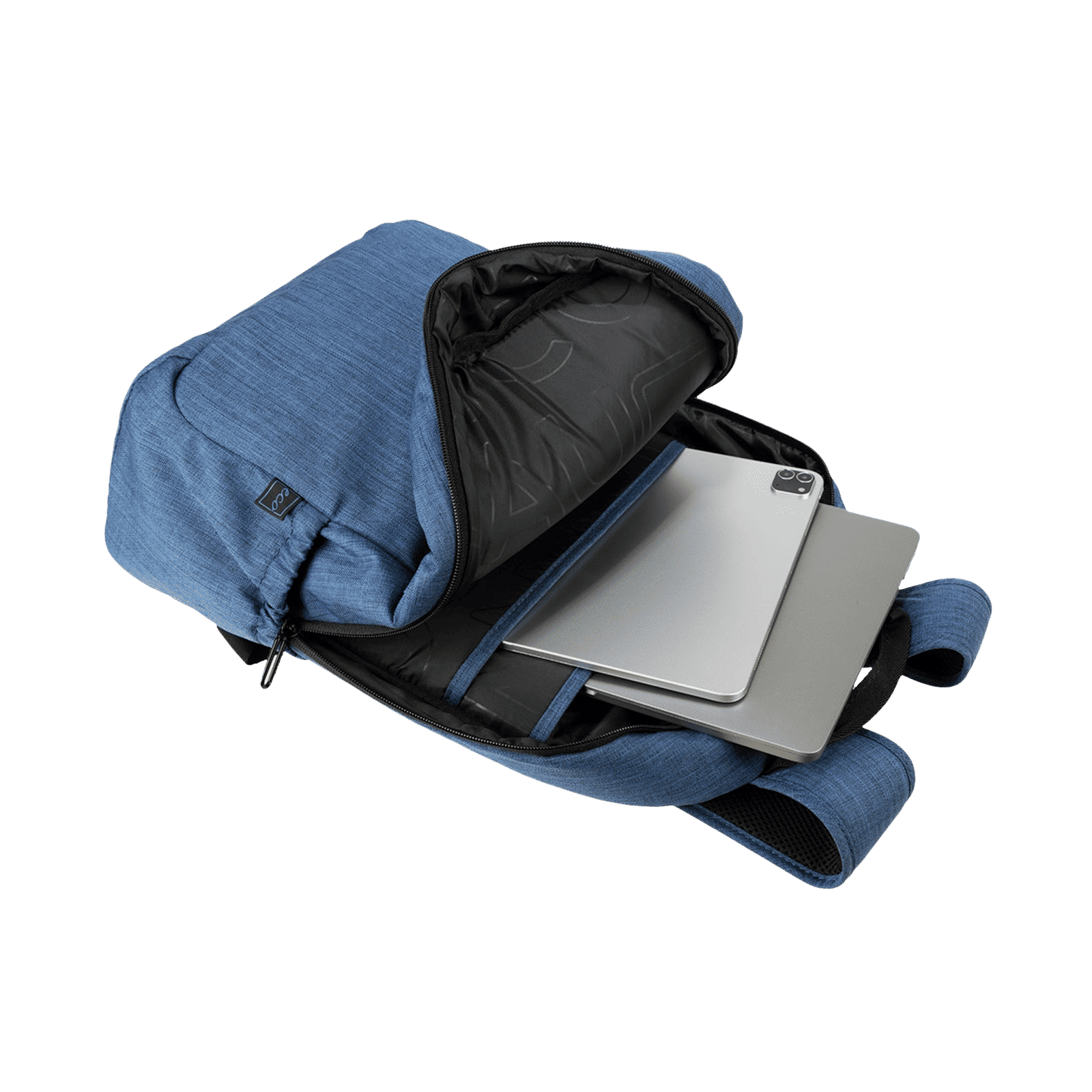 TUCANO Speed Recycled Plastic Laptop Backpack for 15.6 & 16 Inch Laptop (Trolley Strap, Blue) TUCANO Speed Recycled Plastic Laptop Backpack for 15.6 & 16 Inch Laptop (Trolley Strap, Blue)_5