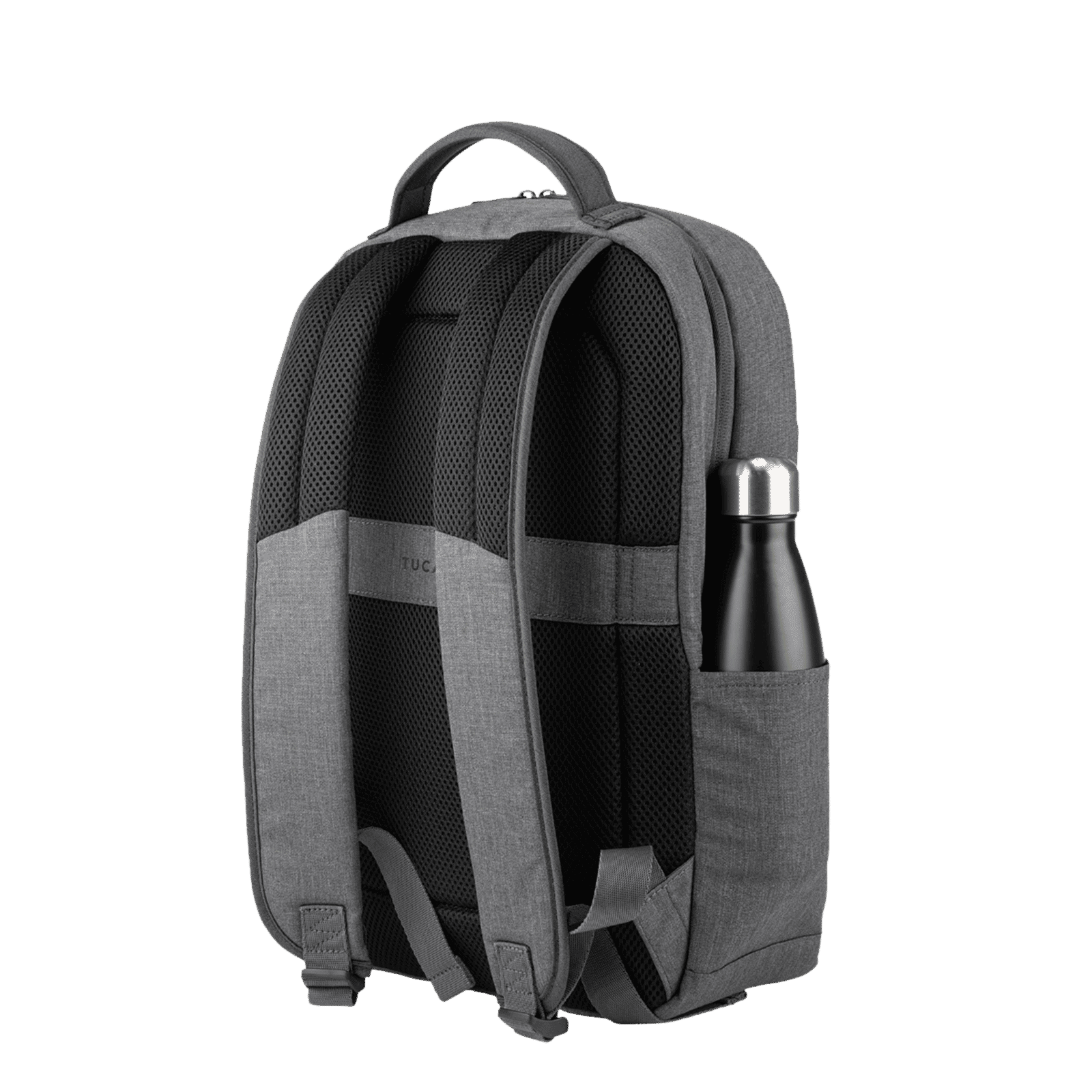 TUCANO Hop Recycled Plastic Laptop Backpack for 15.6 & 16 Inch Laptop (Trolley Strap, Anthracite) TUCANO Hop Recycled Plastic Laptop Backpack for 15.6 & 16 Inch Laptop (Trolley Strap, Anthracite)_8