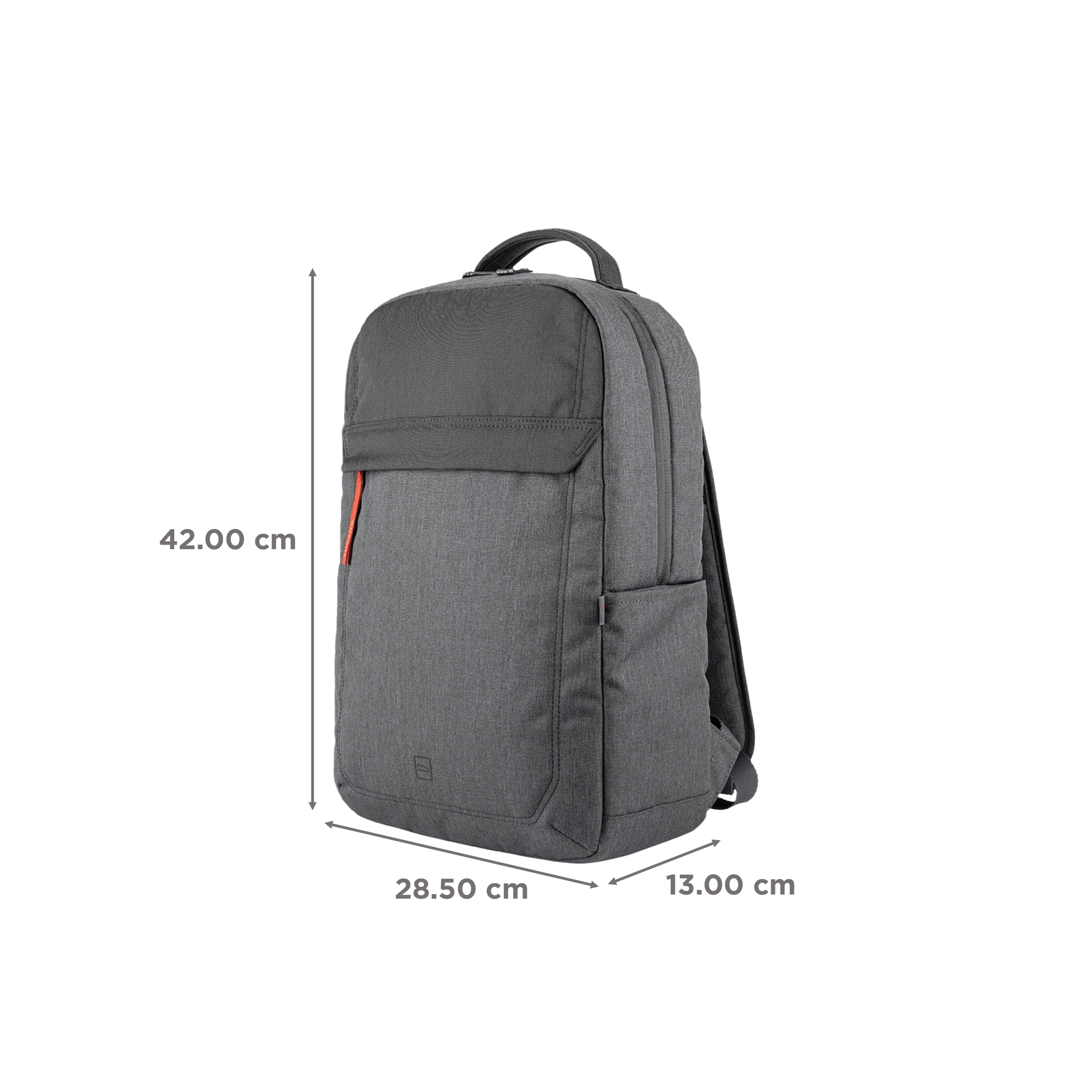 TUCANO Hop Recycled Plastic Laptop Backpack for 15.6 & 16 Inch Laptop (Trolley Strap, Anthracite) TUCANO Hop Recycled Plastic Laptop Backpack for 15.6 & 16 Inch Laptop (Trolley Strap, Anthracite)_3