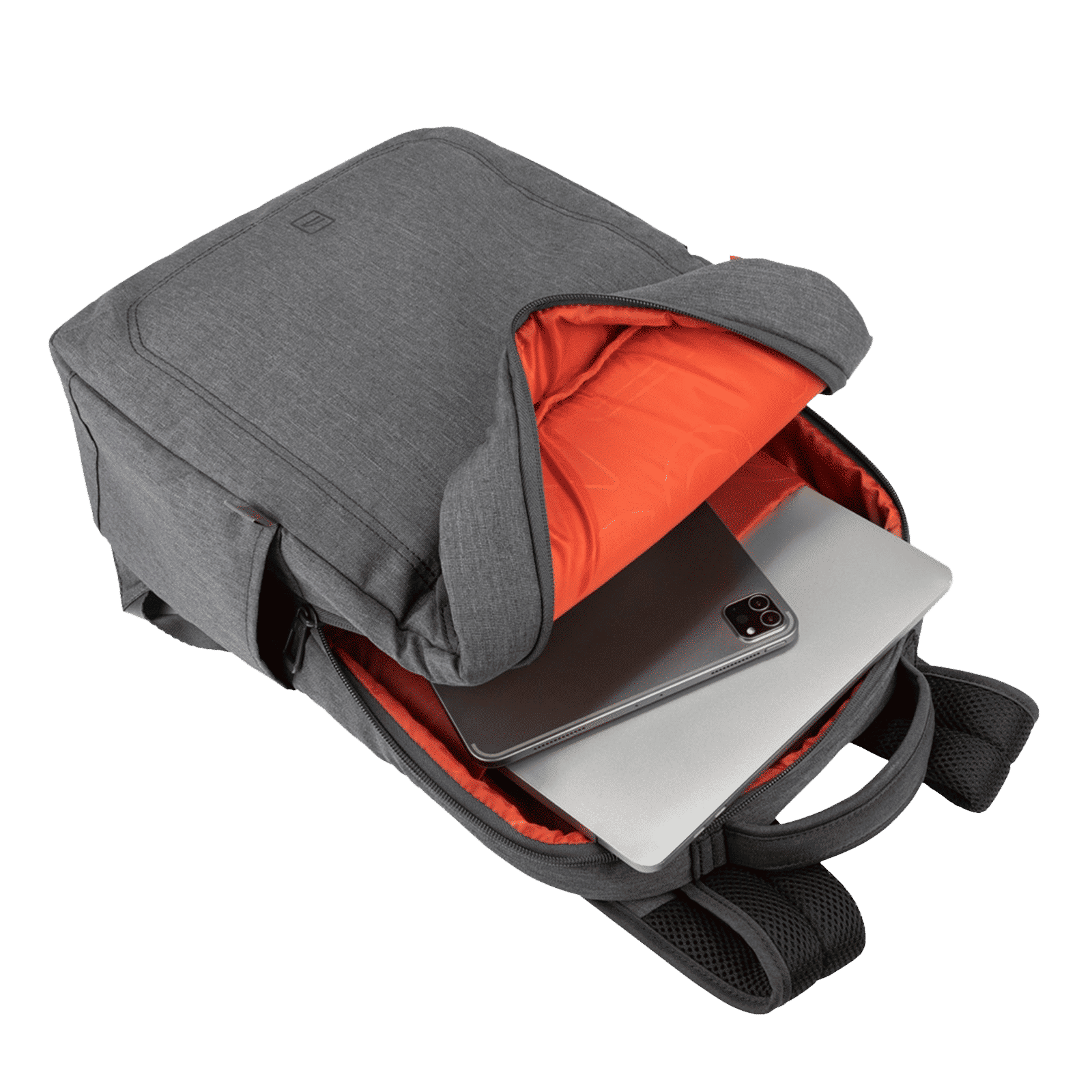 TUCANO Hop Recycled Plastic Laptop Backpack for 15.6 & 16 Inch Laptop (Trolley Strap, Anthracite) TUCANO Hop Recycled Plastic Laptop Backpack for 15.6 & 16 Inch Laptop (Trolley Strap, Anthracite)_5