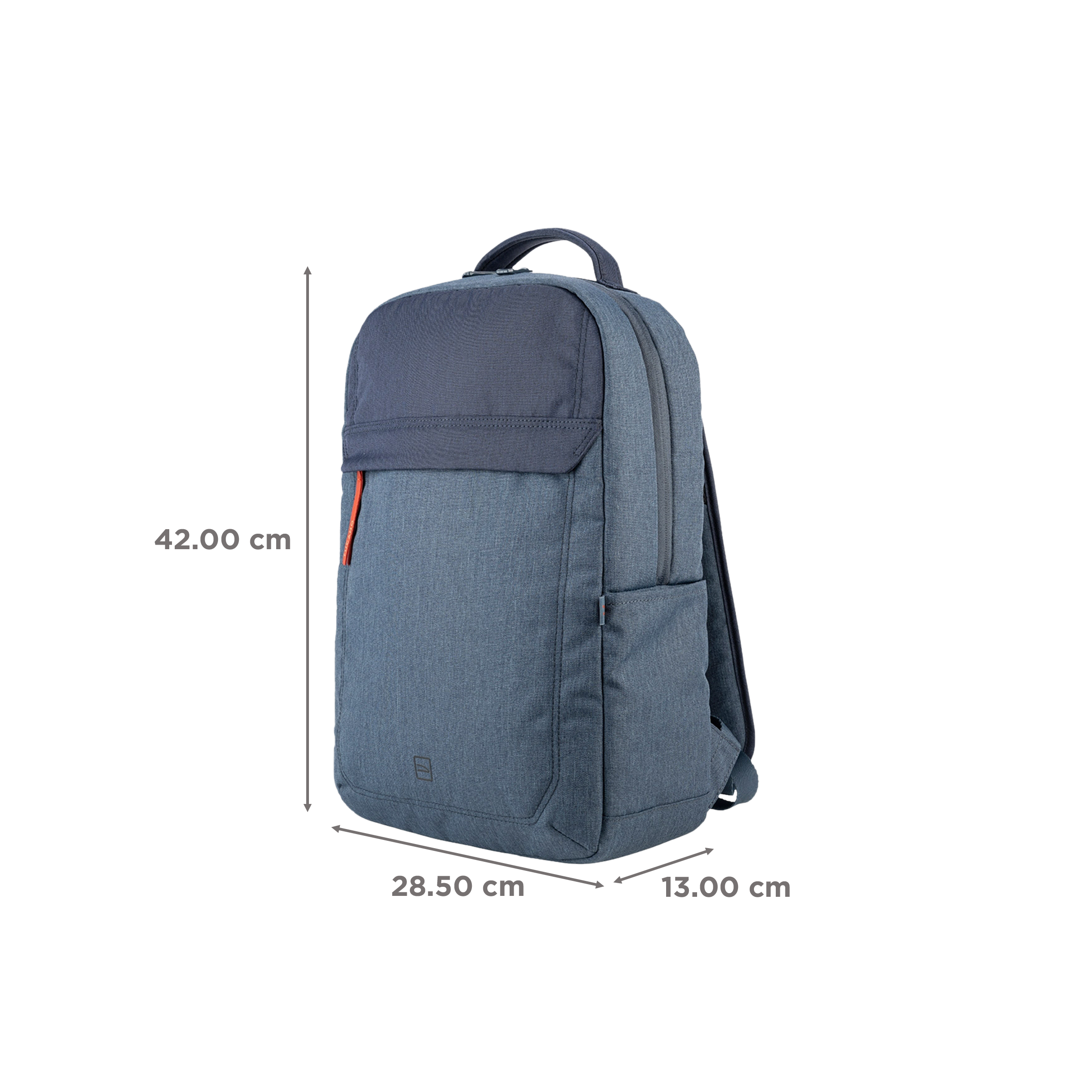 TUCANO Hop Recycled Plastic Laptop Backpack for 15.6 & 16 Inch Laptop (Trolley Strap, Blue)_3