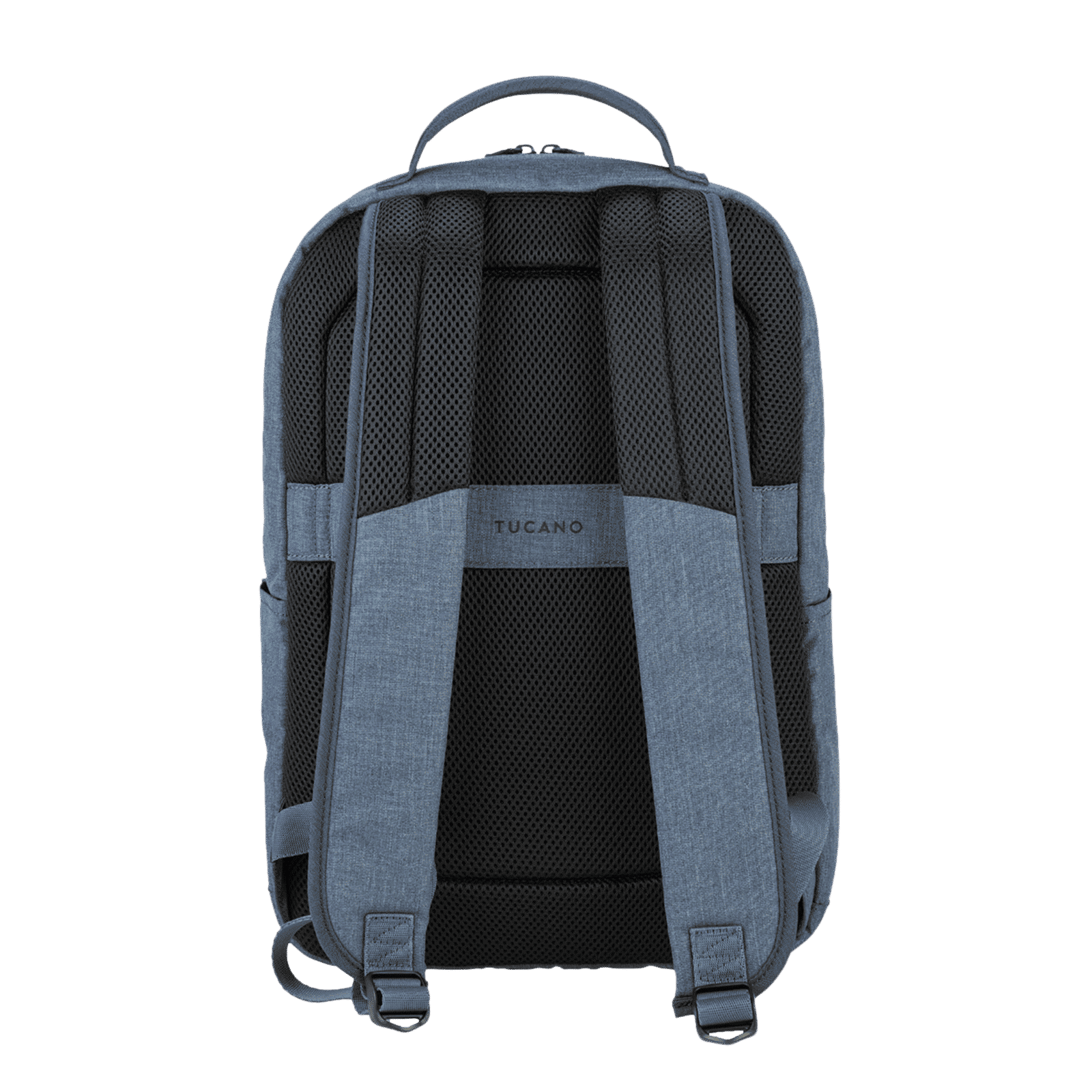 TUCANO Hop Recycled Plastic Laptop Backpack for 15.6 & 16 Inch Laptop (Trolley Strap, Blue)_4