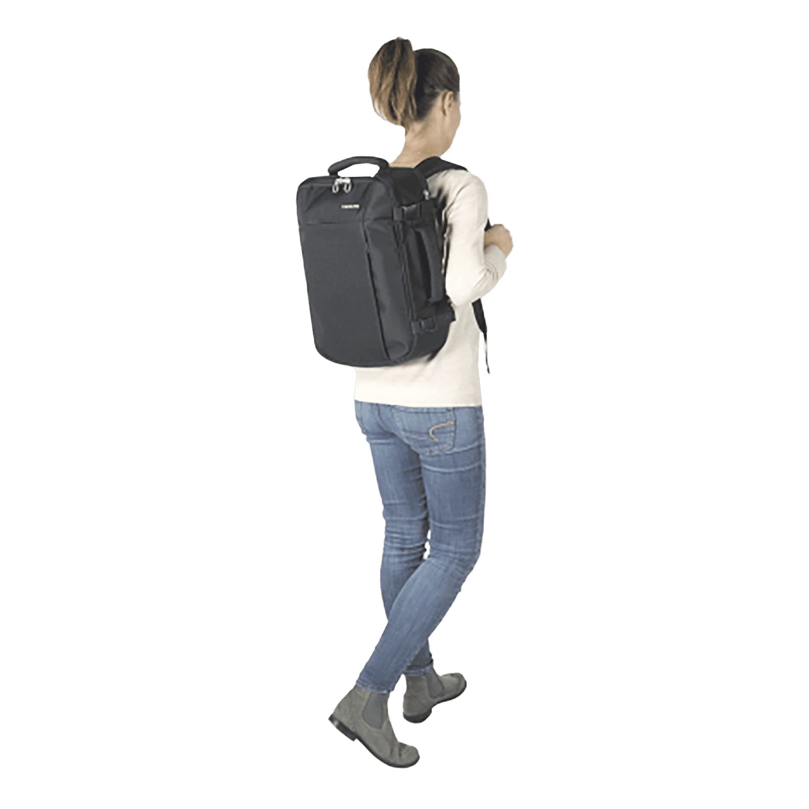 TUCANO Tugo Recycled Plastic Laptop Backpack for 15.6 & 16 Inch Laptop (20 L, Water Repellent, Black)_7