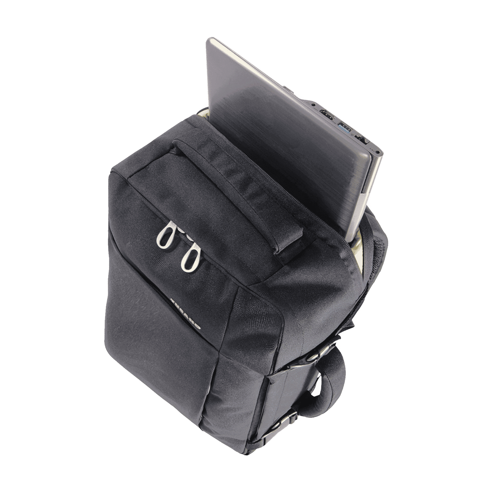 TUCANO Tugo Recycled Plastic Laptop Backpack for 15.6 & 16 Inch Laptop (20 L, Water Repellent, Black)_11