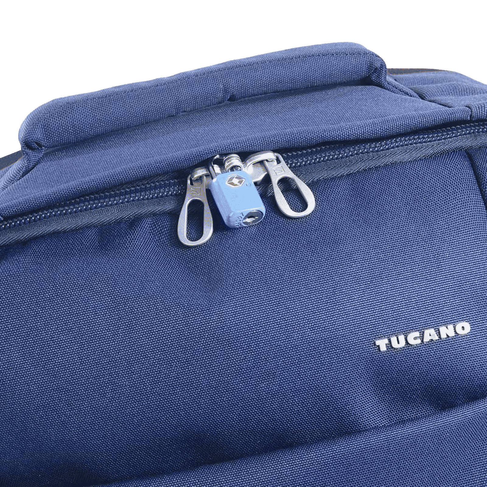 TUCANO Tugo Recycled Plastic Laptop Backpack for 17 & 16 Inch Laptop (38 L, Water Repellent, Blue)_8