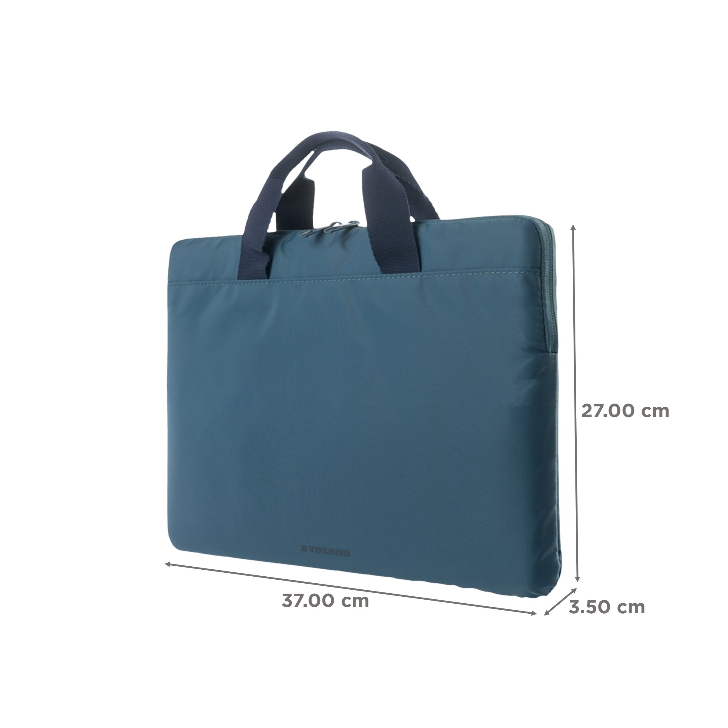 TUCANO Minilux Nylon Laptop Sleeve for 13, 14 & 15 Inch Laptop (Internal Anti-shock Padding, Light Blue) TUCANO Minilux Nylon Laptop Sleeve for 13, 14 & 15 Inch Laptop (Internal Anti-shock Padding, Light Blue)_2