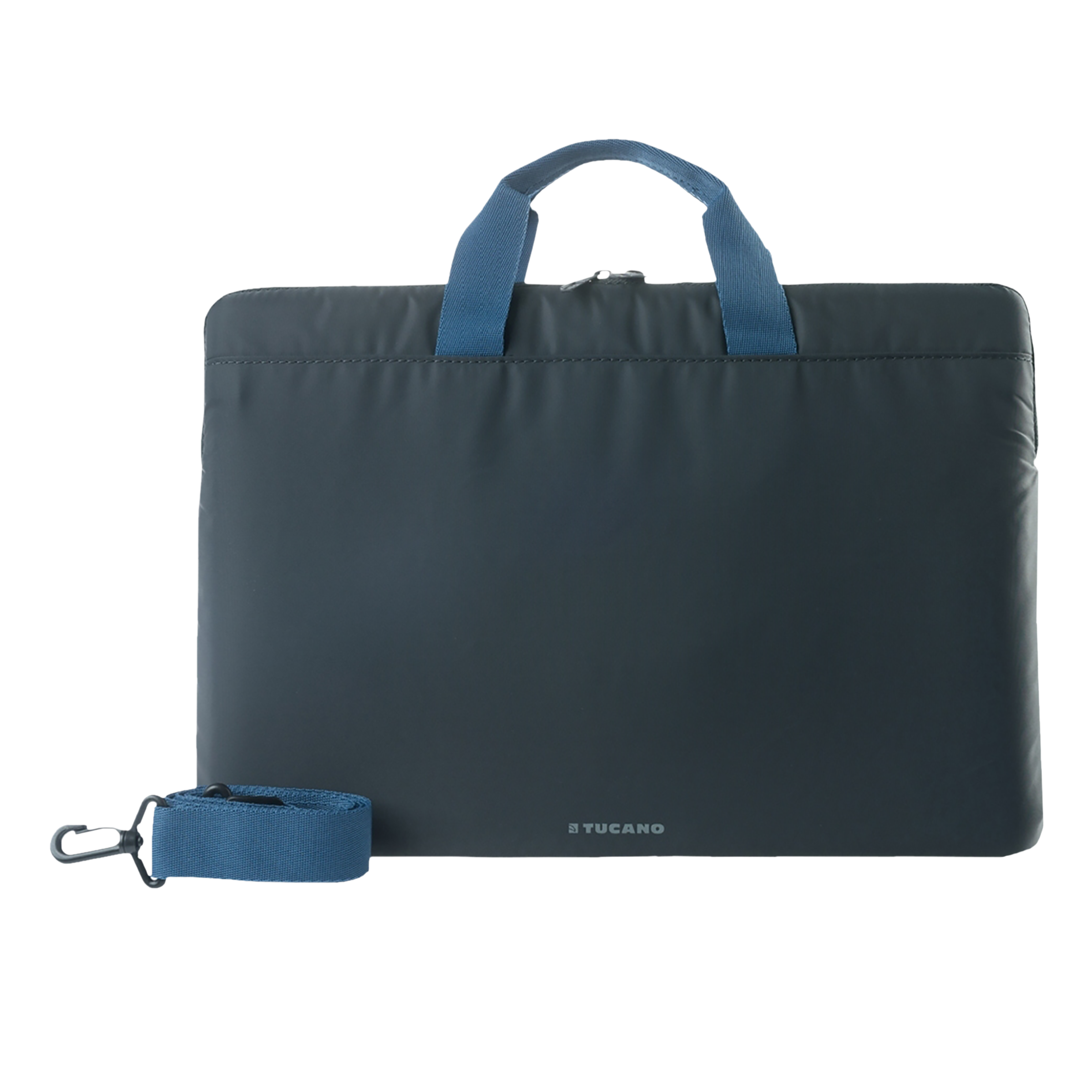TUCANO Minilux Nylon Laptop Sleeve for 15.6 & 16 Inch Laptop (Internal Anti-shock Padding, Dark Grey)_7