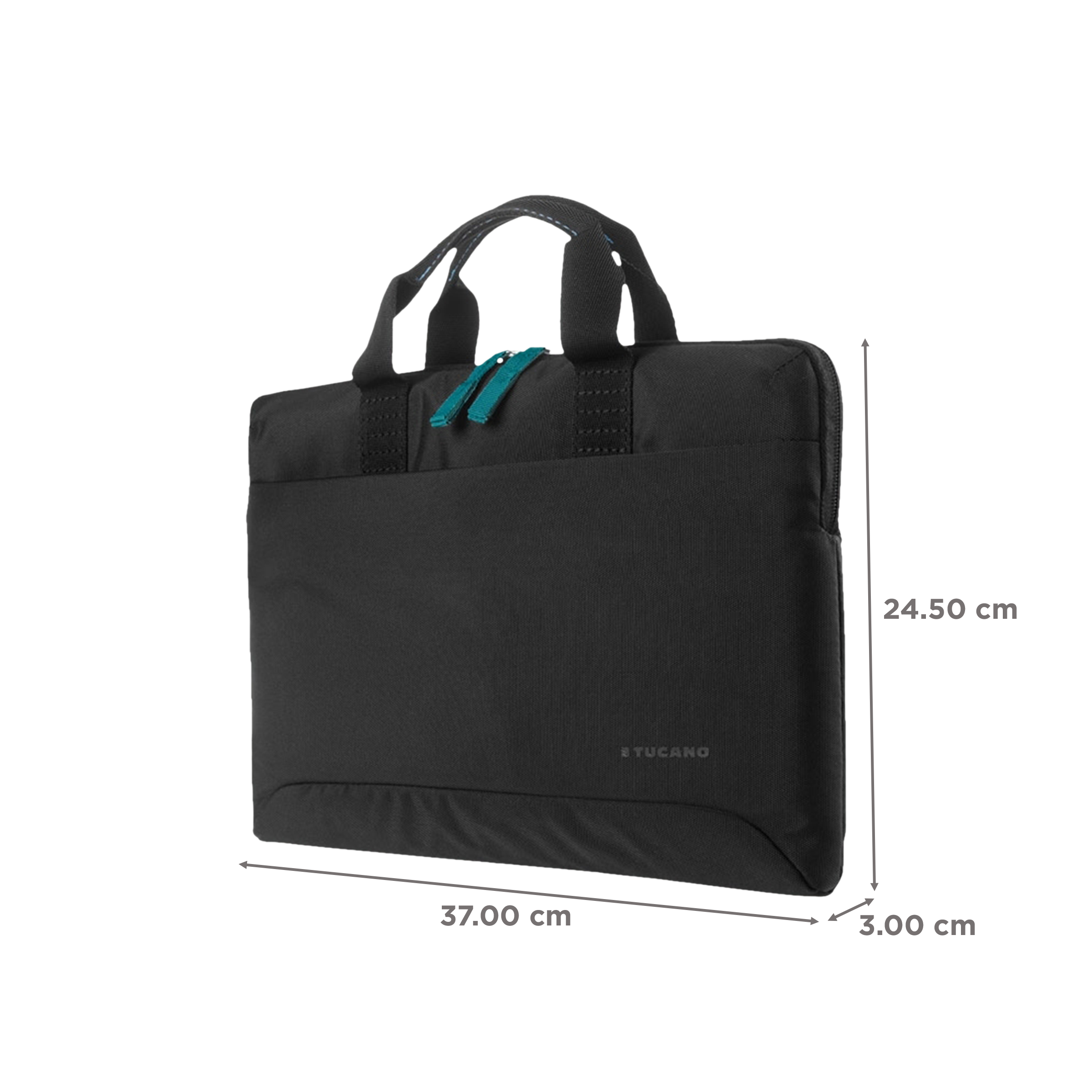 TUCANO Smilza Recycled Plastic, Neoprene Laptop Sleeve for 13 & 14 Inch Laptop (Super Slim, Black) TUCANO Smilza Recycled Plastic, Neoprene Laptop Sleeve for 13 & 14 Inch Laptop (Super Slim, Black)_2