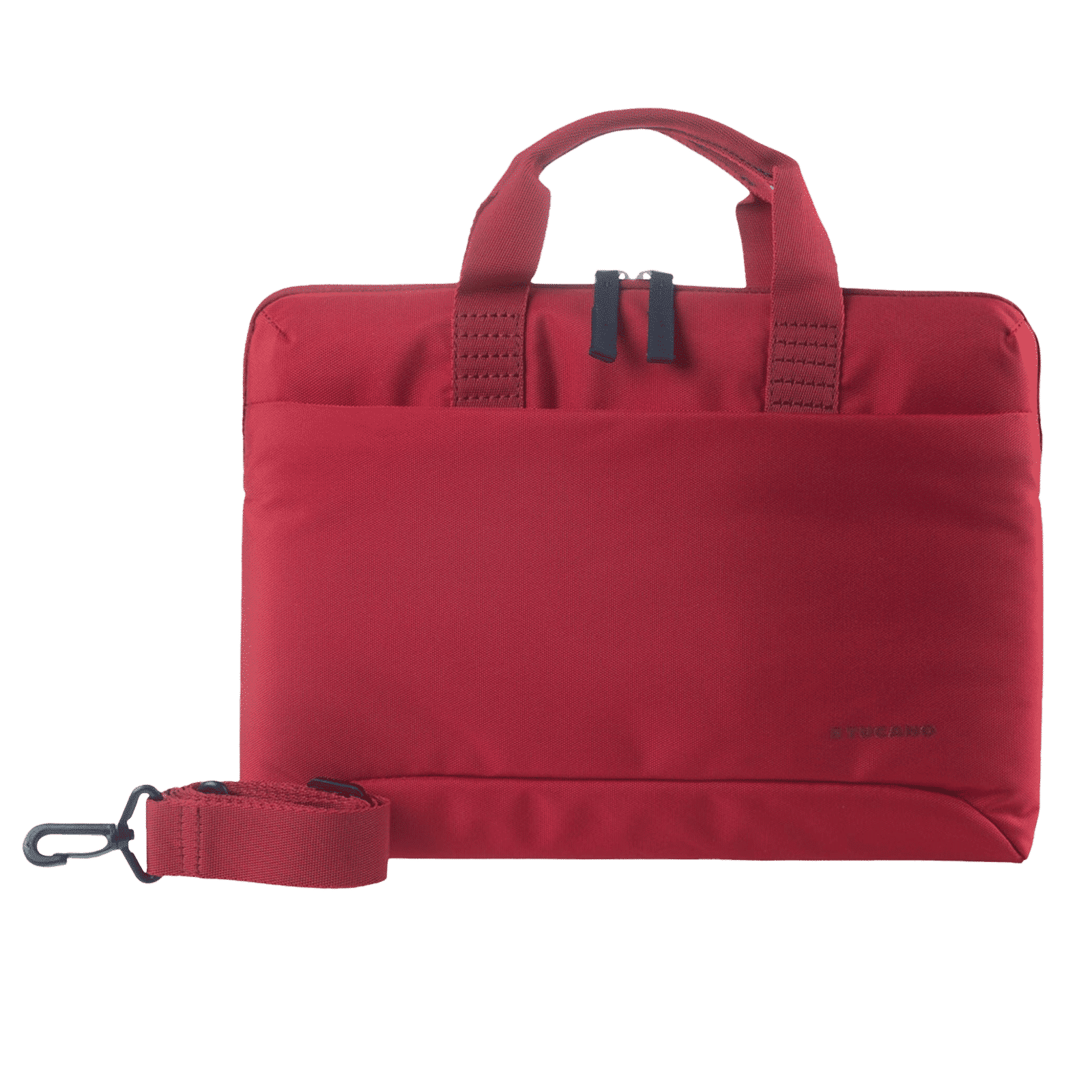 TUCANO Smilza Recycled Plastic, Neoprene Laptop Sleeve for 15.6 & 16 Inch Laptop (Super Slim, Red)_8