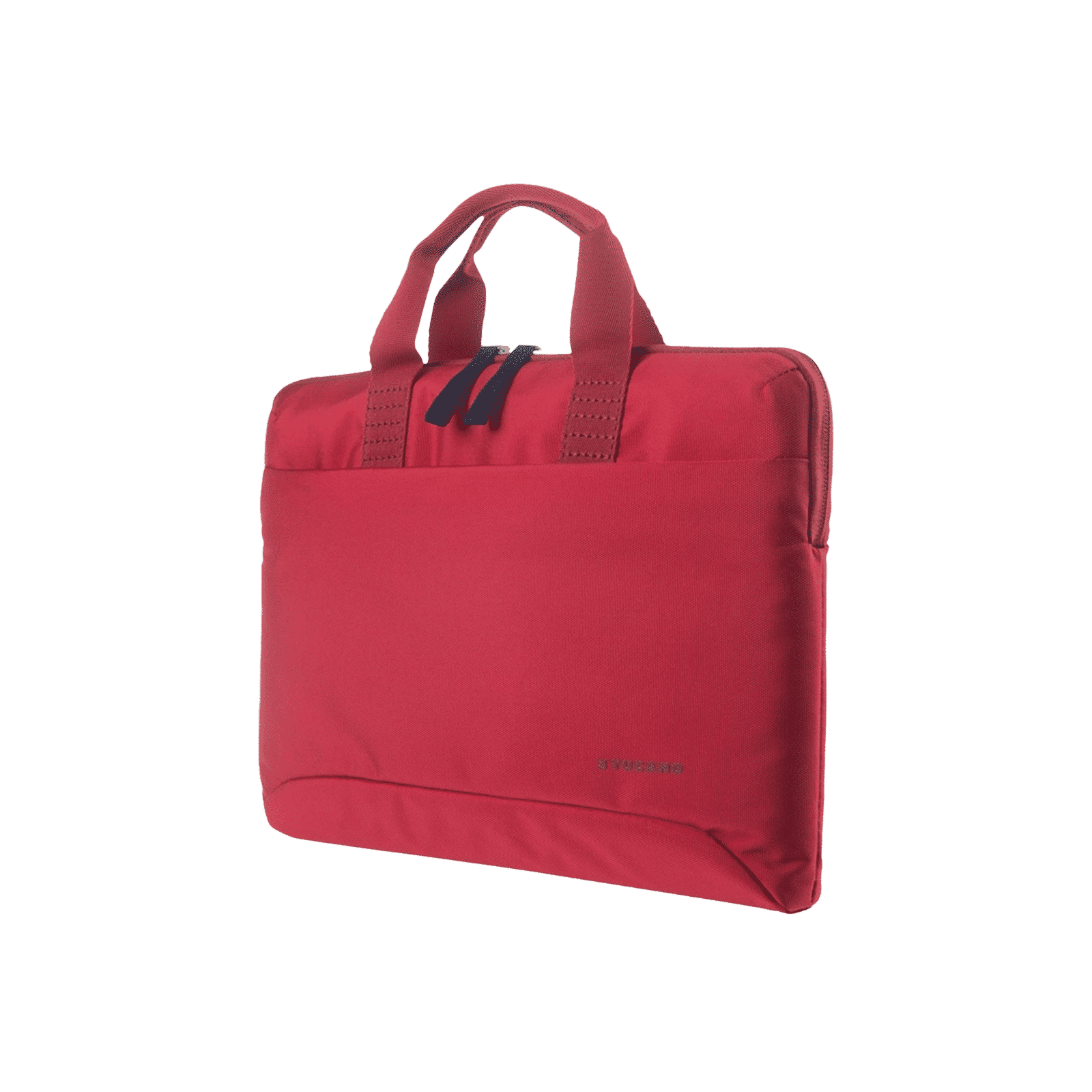 TUCANO Smilza Recycled Plastic, Neoprene Laptop Sleeve for 15.6 & 16 Inch Laptop (Super Slim, Red)_5