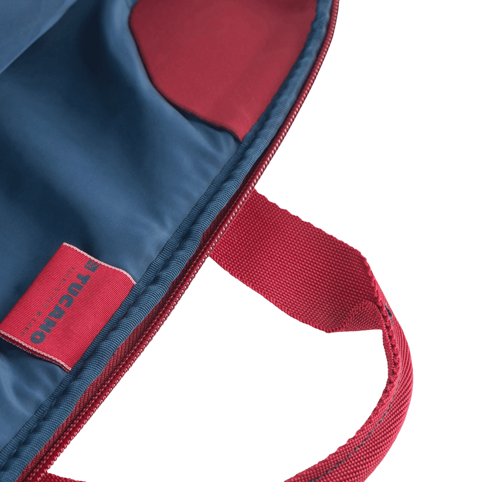 TUCANO Smilza Recycled Plastic, Neoprene Laptop Sleeve for 15.6 & 16 Inch Laptop (Super Slim, Red)_6