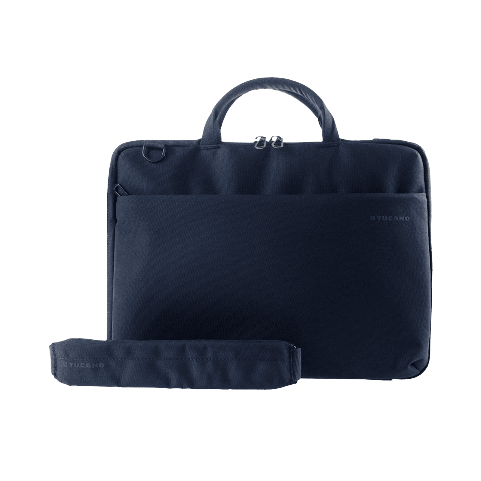 TUCANO Darkolor Recycled Plastic Laptop Sleeve for 13 & 14 Inch Laptop (Semi-Rigid Back Panel, Blue) TUCANO Darkolor Recycled Plastic Laptop Sleeve for 13 & 14 Inch Laptop (Semi-Rigid Back Panel, Blue)_9