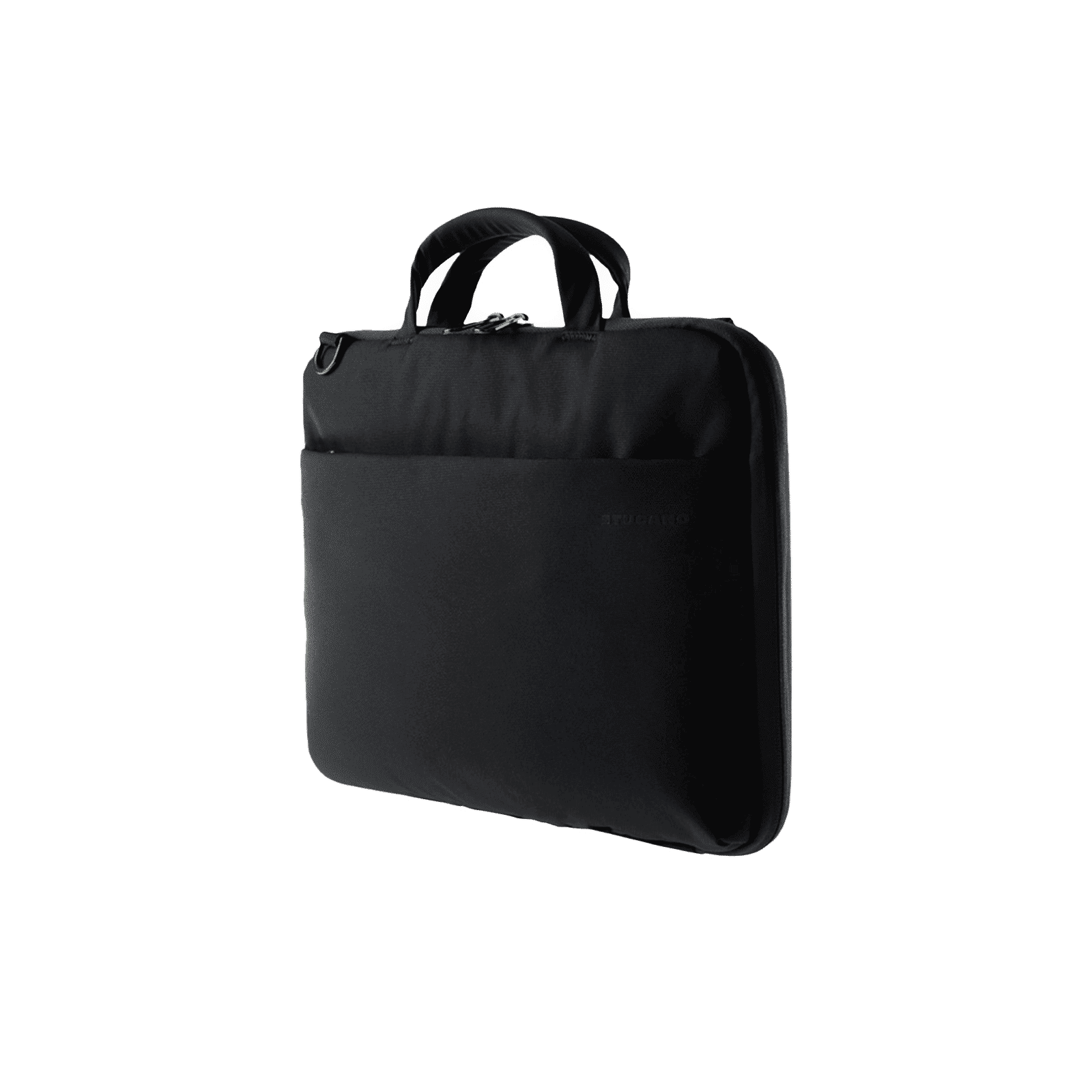 TUCANO Darkolor Recycled Plastic Laptop Sleeve for 13 & 14 Inch Laptop (Semi-Rigid Back Panel, Black)_7