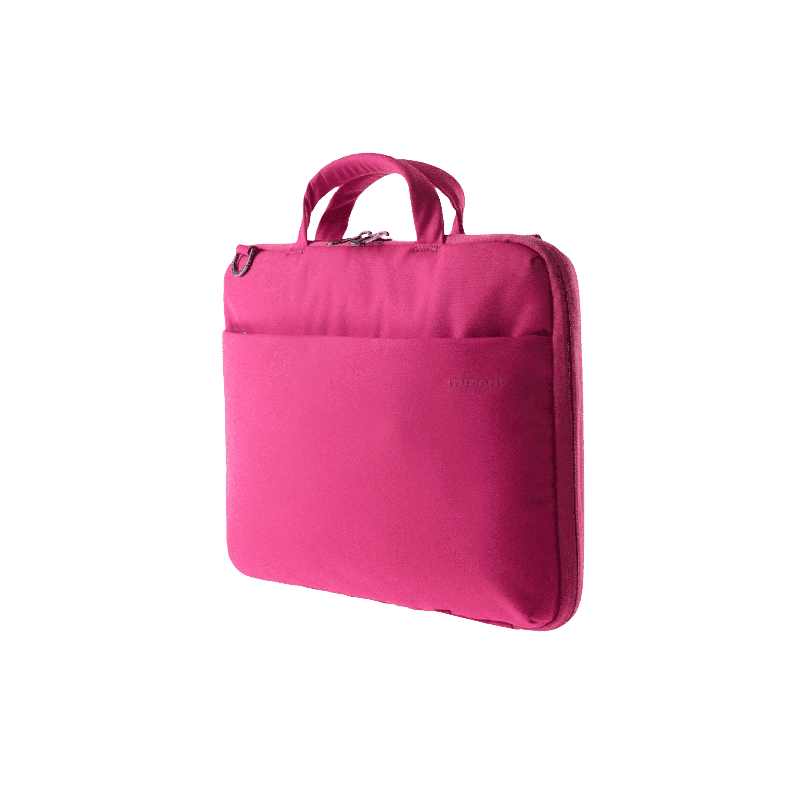 TUCANO Darkolor Recycled Plastic Laptop Sleeve for 13 & 14 Inch Laptop (Semi-Rigid Back Panel, Fuchsia)_6