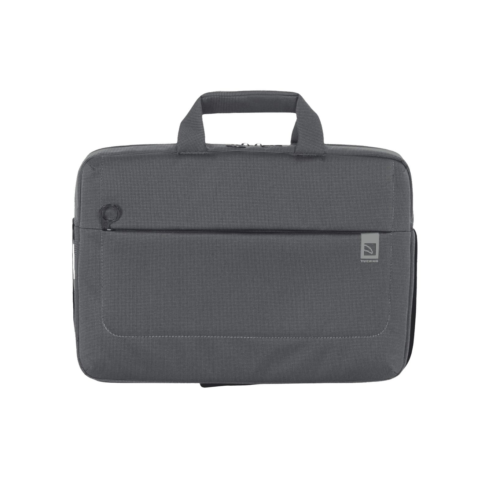 TUCANO Loop Recycled Plastic Laptop Sling Bag for 13 & 14 Inch Laptop (Trolley Strap, Black)_1