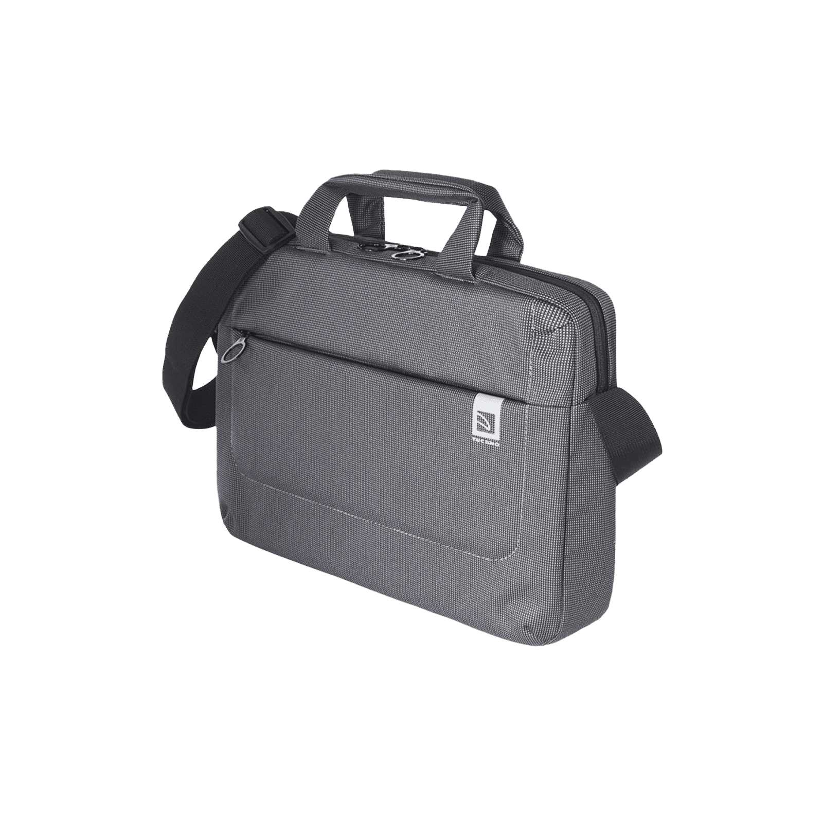 TUCANO Loop Recycled Plastic Laptop Sling Bag for 13 & 14 Inch Laptop (Trolley Strap, Black)_6