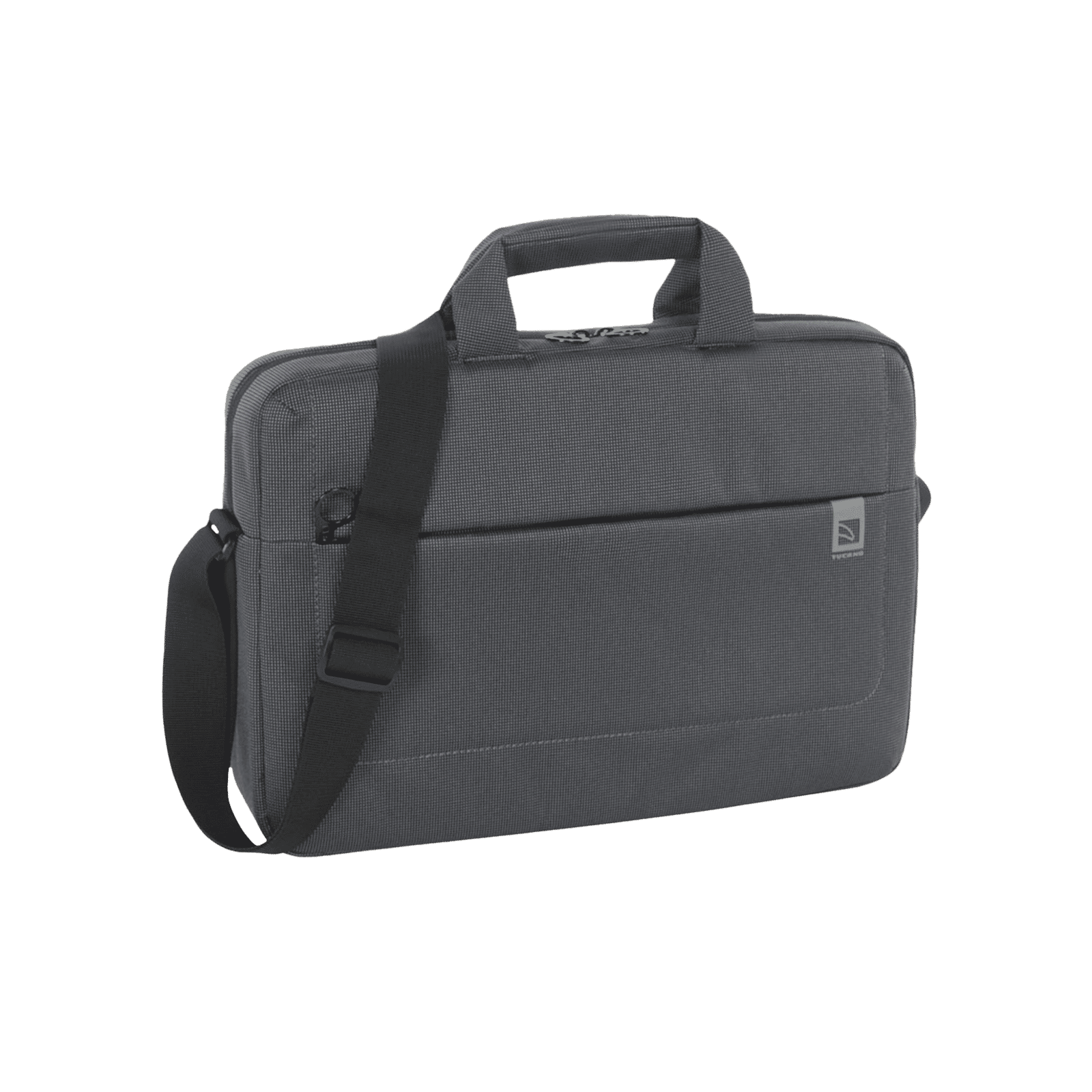 TUCANO Loop Recycled Plastic Laptop Sling Bag for 13 & 14 Inch Laptop (Trolley Strap, Black)_9