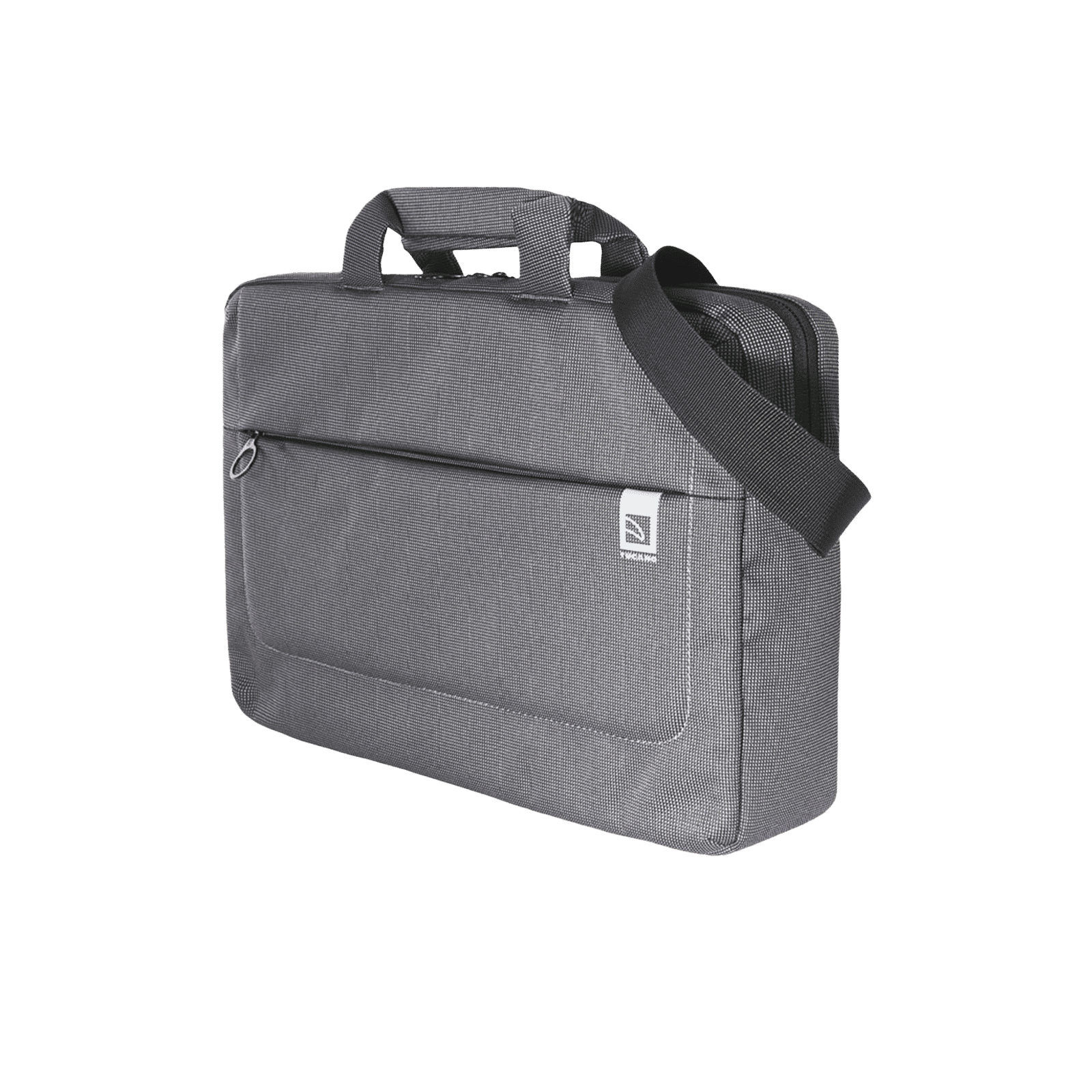 TUCANO Loop Recycled Plastic Laptop Sling Bag for 15.6 & 16 Inch Laptop (Trolley Strap, Black)_2