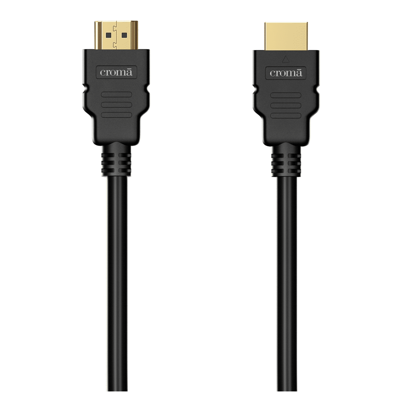 Croma 2.0 Type A to 2.0 Type A 2 Meter HDMI Cable (Support 4K & 3D Video, Black)_3