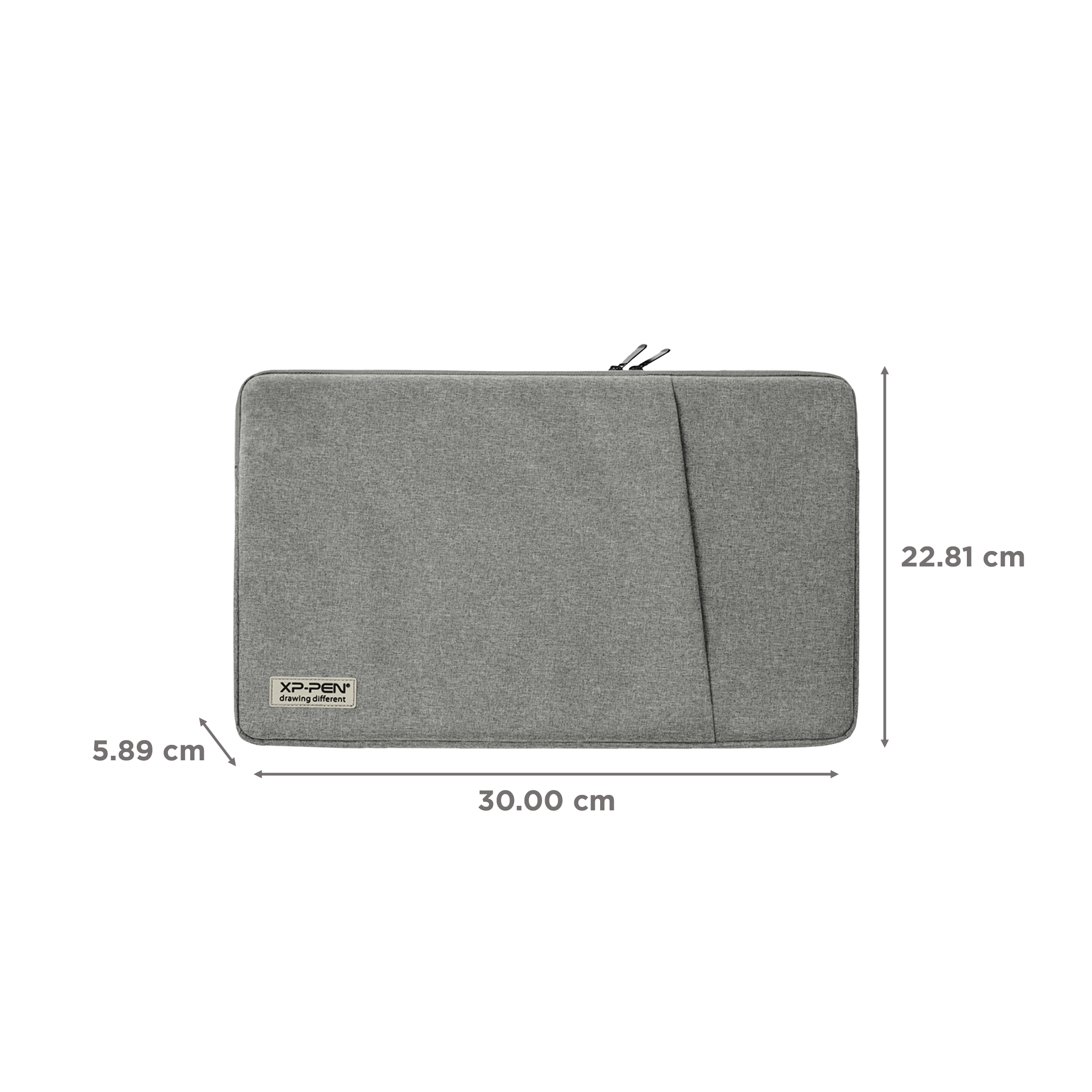 XPPen ACJ01 Oxford Fabric Sleeve for 13.3, 15.6, 16 Inch Tablets (Water Resistant, Grey)_2