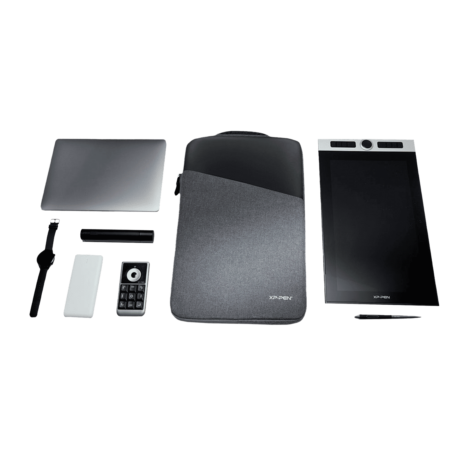 XPPen ACJ03 Polyester Sleeve for 12, 13.3, 15.6, 16 Inch Tablets (Waterproof & Shockproof, Grey)_9