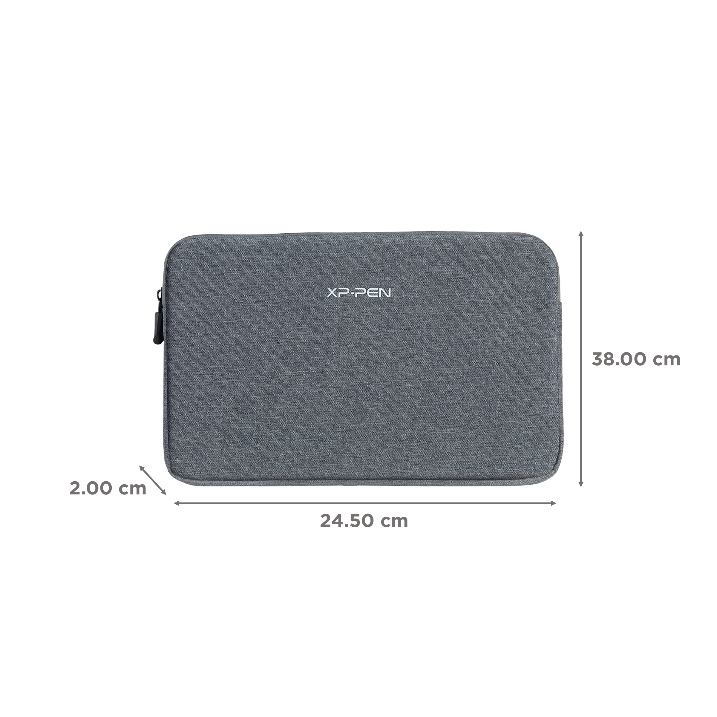 XPPen ACJ09 Polyester Sleeve for 10x6 Inch Tablets (Soft Fluffy Lining, Grey)_2