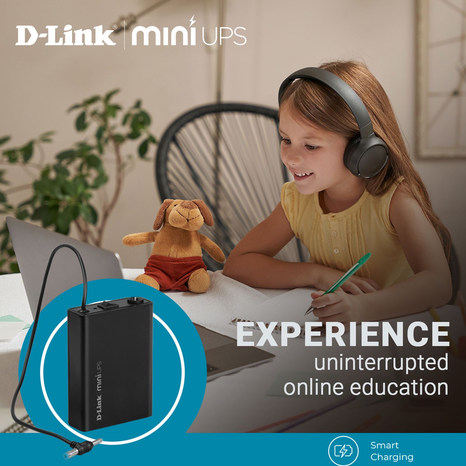 D-Link 12V Mini UPS (Portable, DPS-FU1211, Black)_2