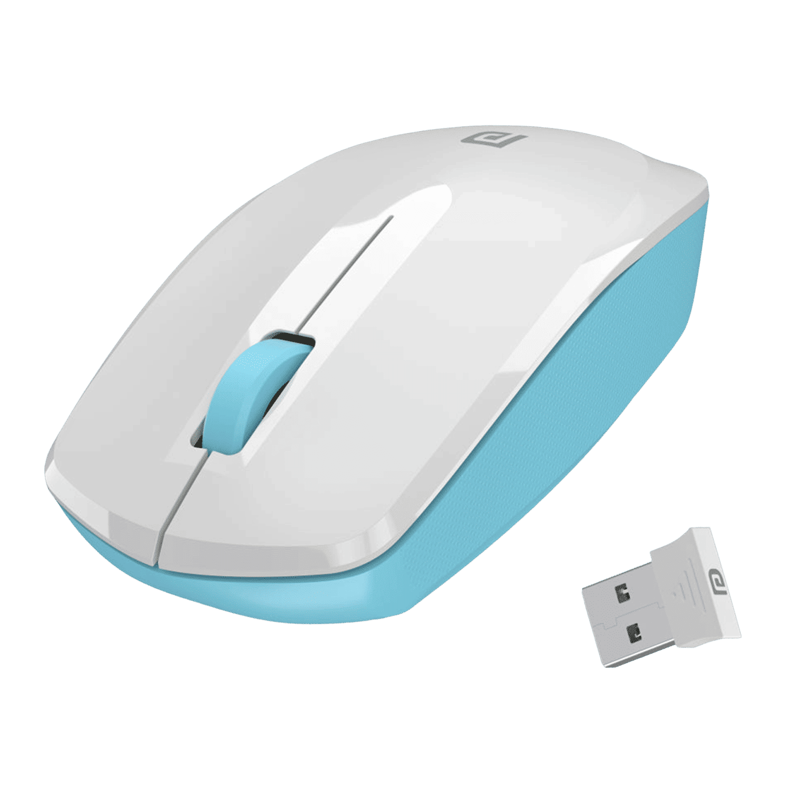 PORTRONICS Toad 25 Wireless Optical Performance Mouse (1200 DPI, Optimum Tracking, White)_1