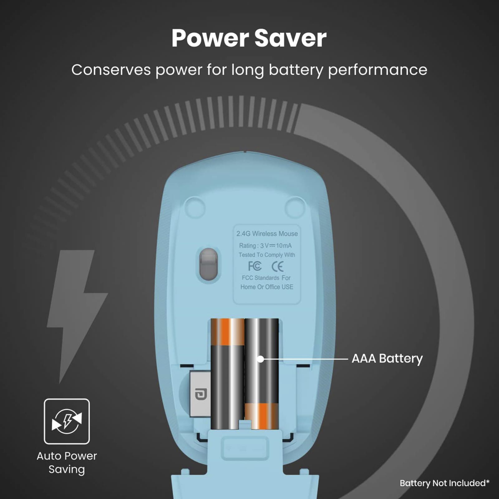 PORTRONICS Toad 25 Wireless Optical Performance Mouse (1200 DPI, Optimum Tracking, White)_7