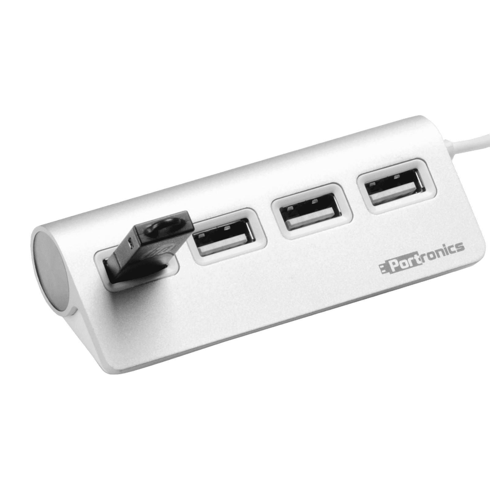 PORTRONICS Mport 24 USB 2.0 Type A to USB 2.0 Type A USB Hub (Up to 5 Gbps Data Transfer, Silver) PORTRONICS Mport 24 USB 2.0 Type A to USB 2.0 Type A USB Hub (Up to 5 Gbps Data Transfer, Silver)_8