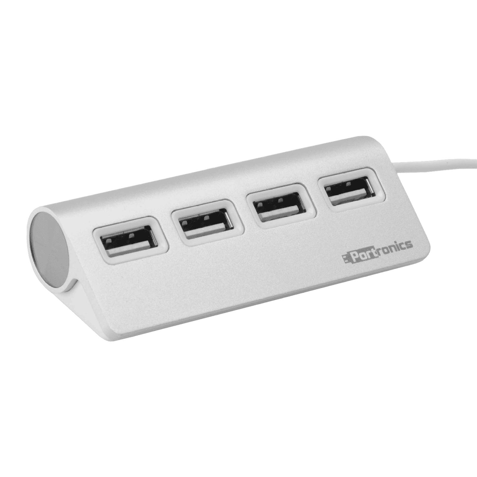 PORTRONICS Mport 24 USB 2.0 Type A to USB 2.0 Type A USB Hub (Up to 5 Gbps Data Transfer, Silver) PORTRONICS Mport 24 USB 2.0 Type A to USB 2.0 Type A USB Hub (Up to 5 Gbps Data Transfer, Silver)_3