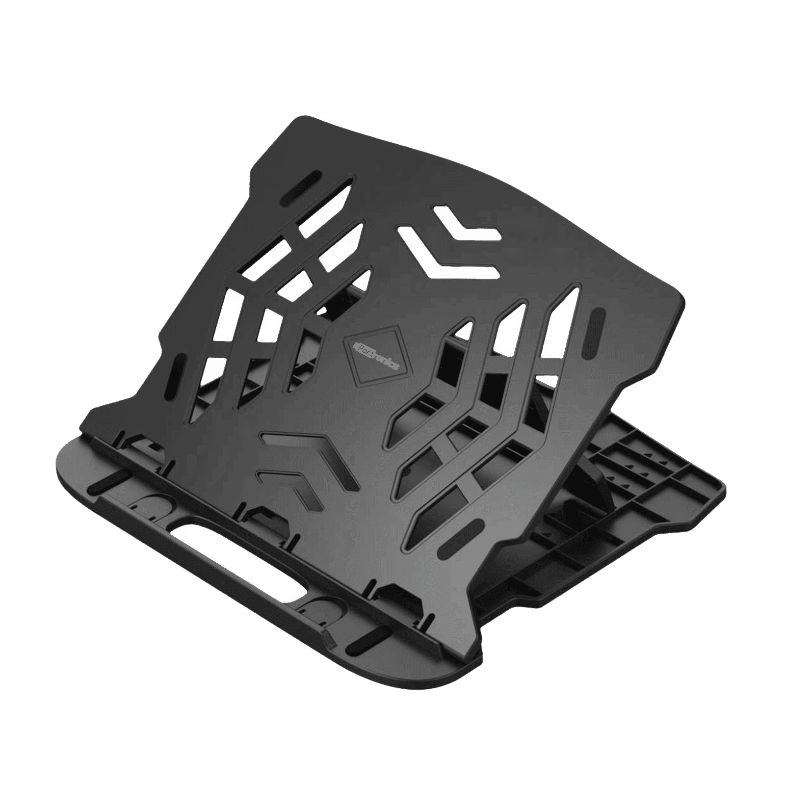 PORTRONICS My Buddy Hexa 22 Stand For 15 Inch Laptops (360-Degree View, POR 1157, Black)_1