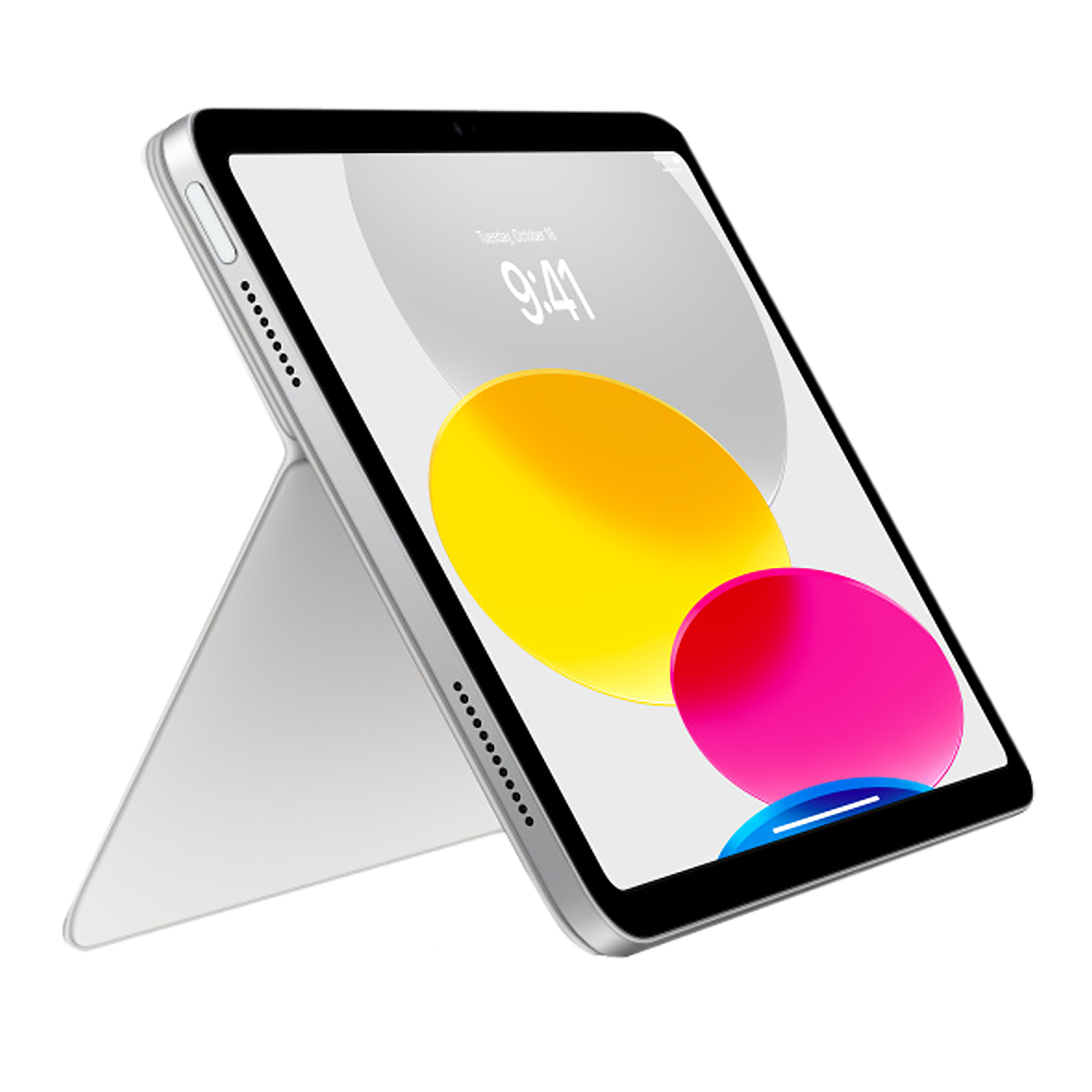 Apple Magic Bluetooth Folio Keyboard for iPad (10th Gen) 10.9 Inch with Touchpad (Multi Touch Gestures, White)_2