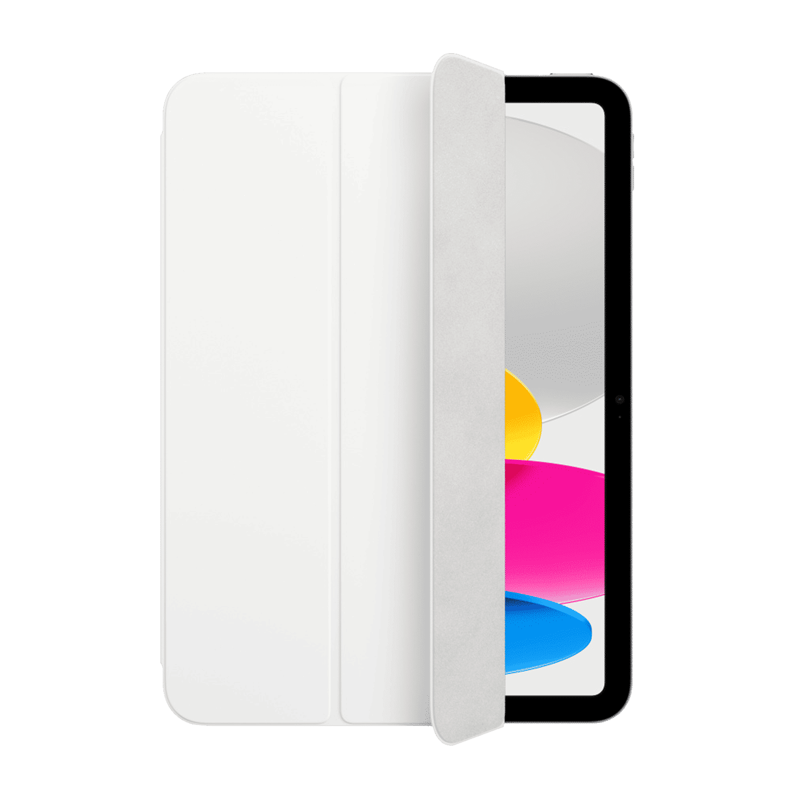 Apple Smart Polyurethane Folio Case for Apple iPad (10th Gen) 10.9 Inch (Magnetic Attachments, White)_2