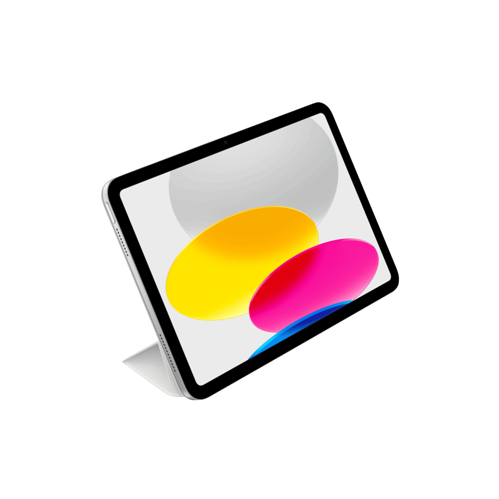 Apple Smart Polyurethane Folio Case for Apple iPad (10th Gen) 10.9 Inch (Magnetic Attachments, White)_4